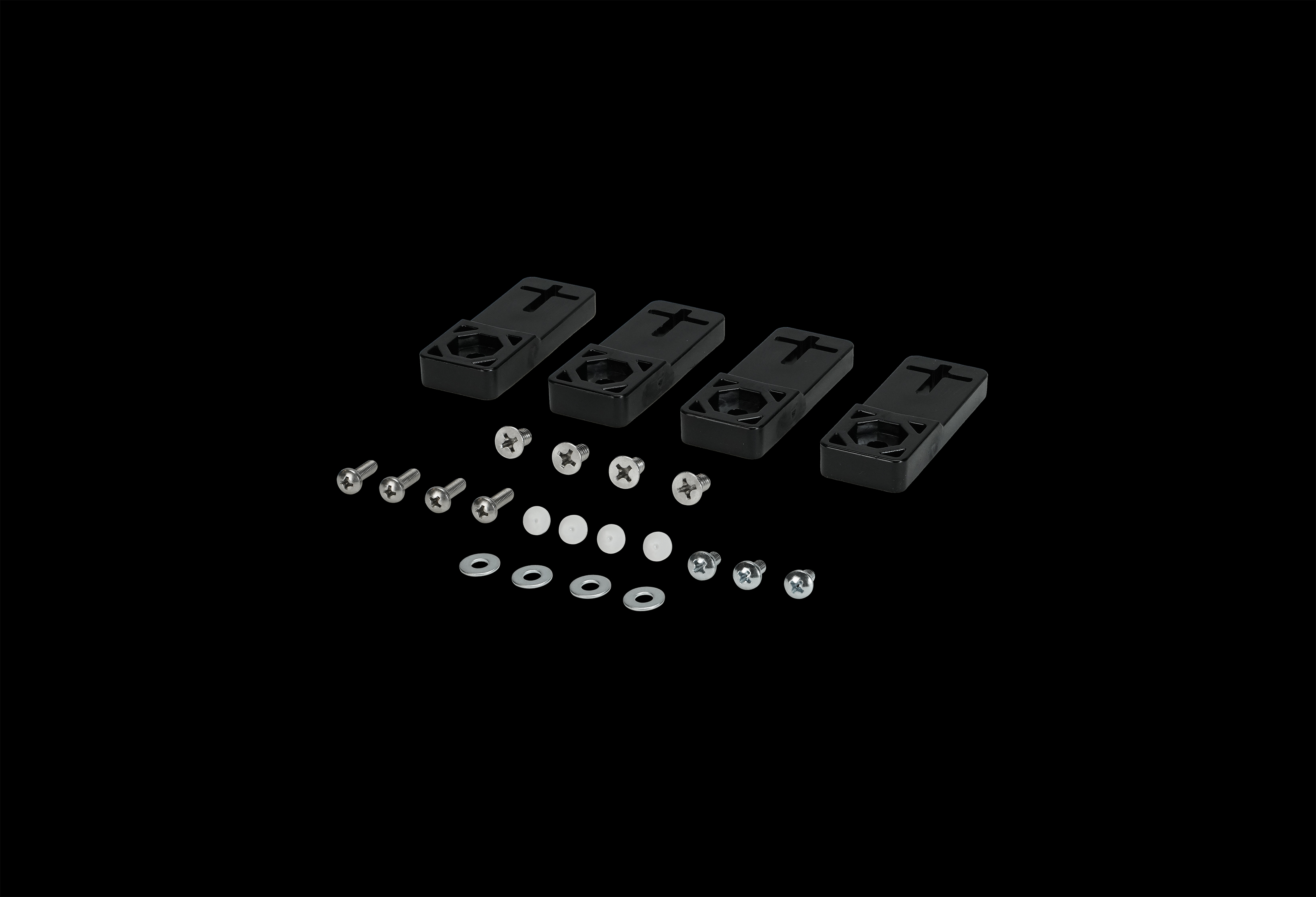 PolyStar Accessory Kit for PolyStar Black, Includes Screws, Inserts, and Mounting Feet. Replacement Only by Stahlin