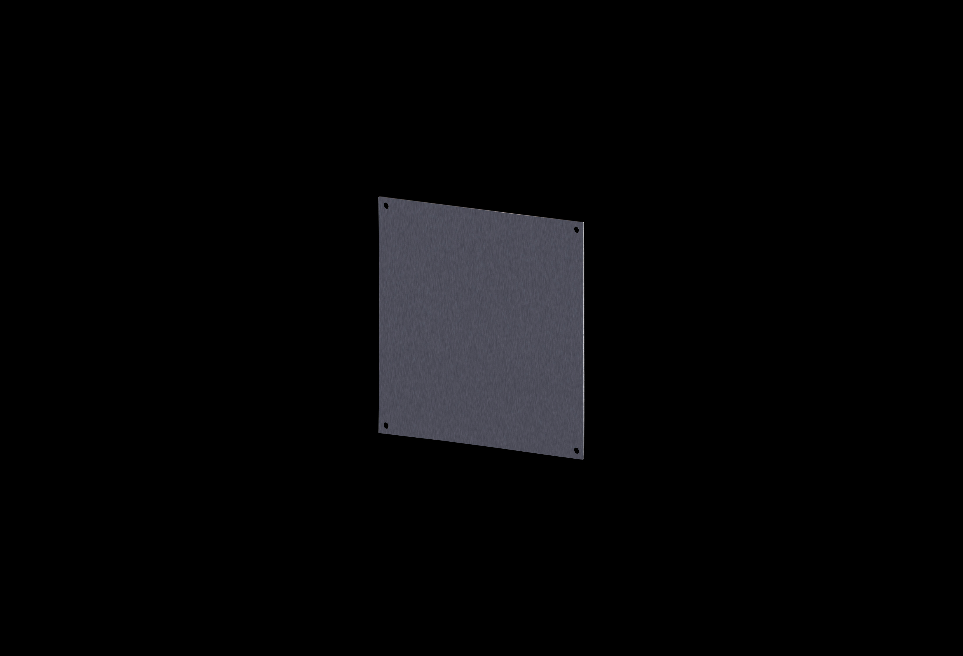 Aluminum Standard Back Panel 10 x 10 Inches for use with PolyStar by Stahlin