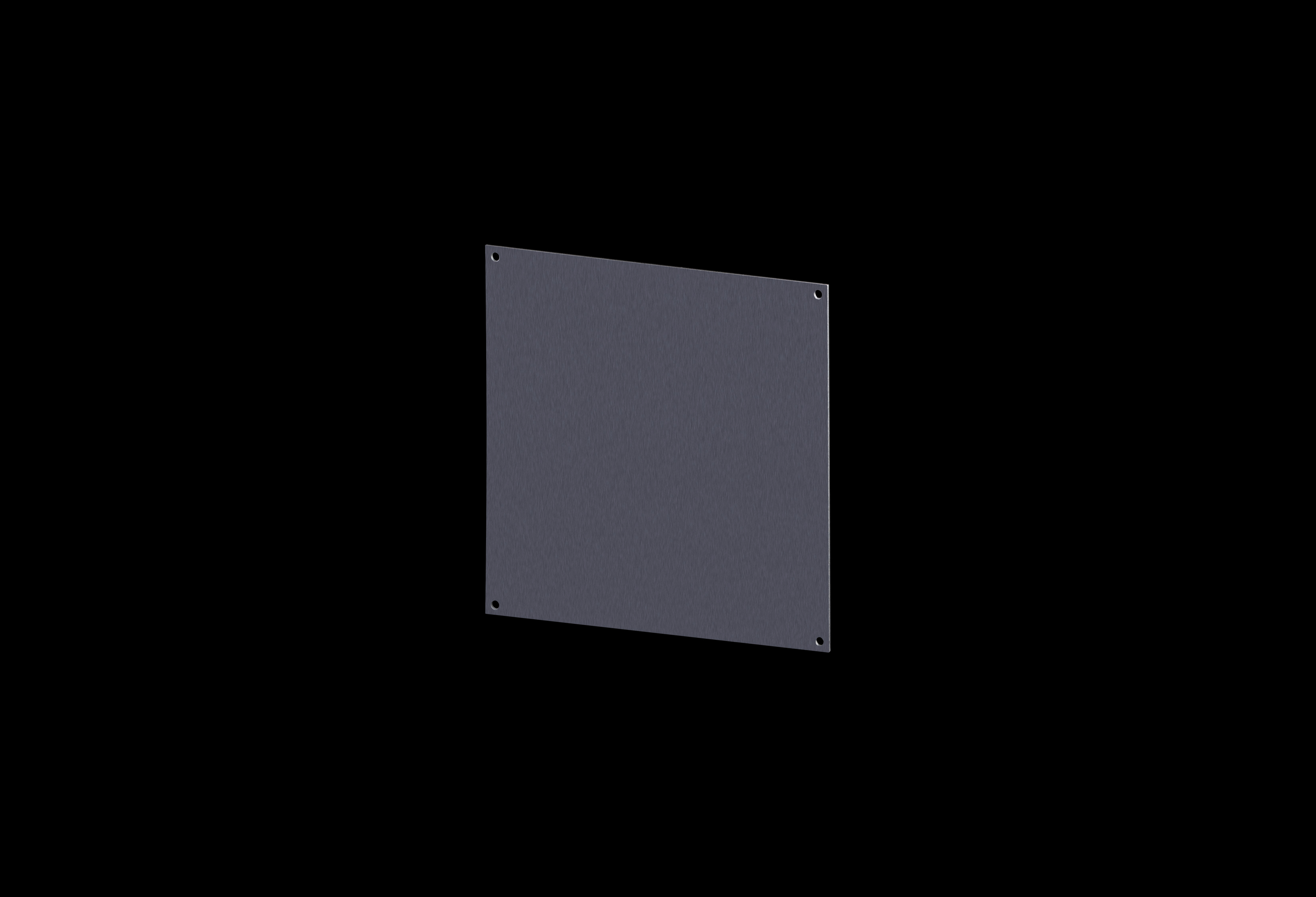 Aluminum Standard Back Panel 12 x 12 Inches for use with J, JW, RJ, RJW, FatBoy, Diamond Shield, PolyStar by Stahlin