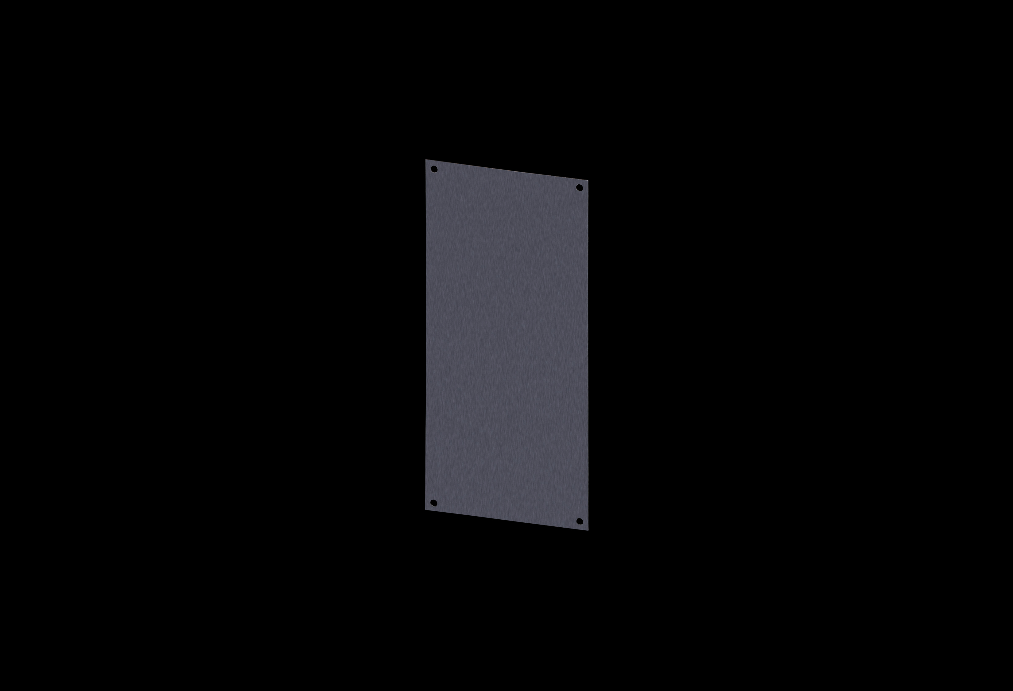 Aluminum Standard Back Panel 14 x 7 Inches for use with TeleControl Series by Stahlin