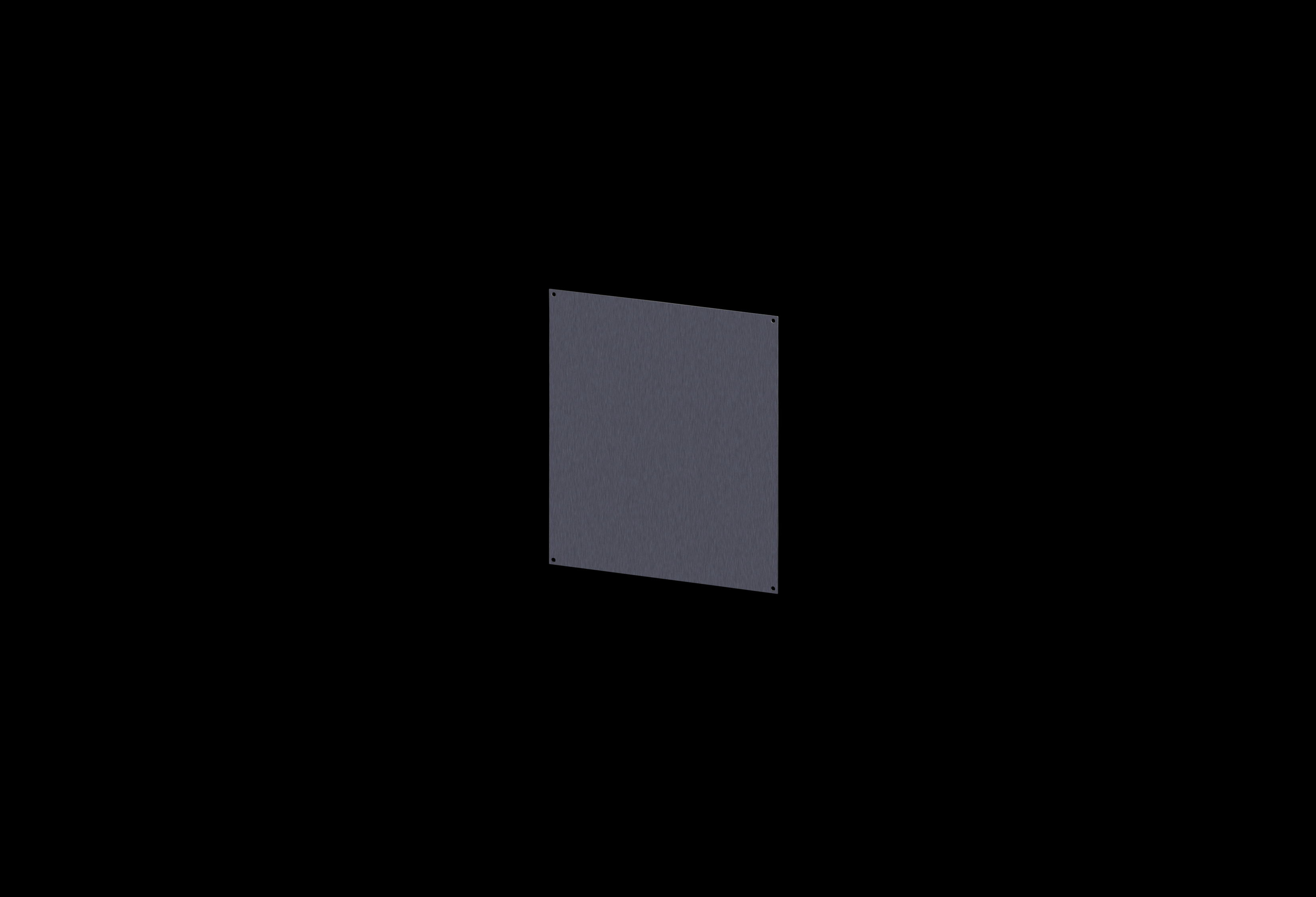 Aluminum Standard Back Panel 16 x 14 Inches for use with J, JW, RJ, RJW, FatBoy, Diamond Shield, PolyStar by Stahlin