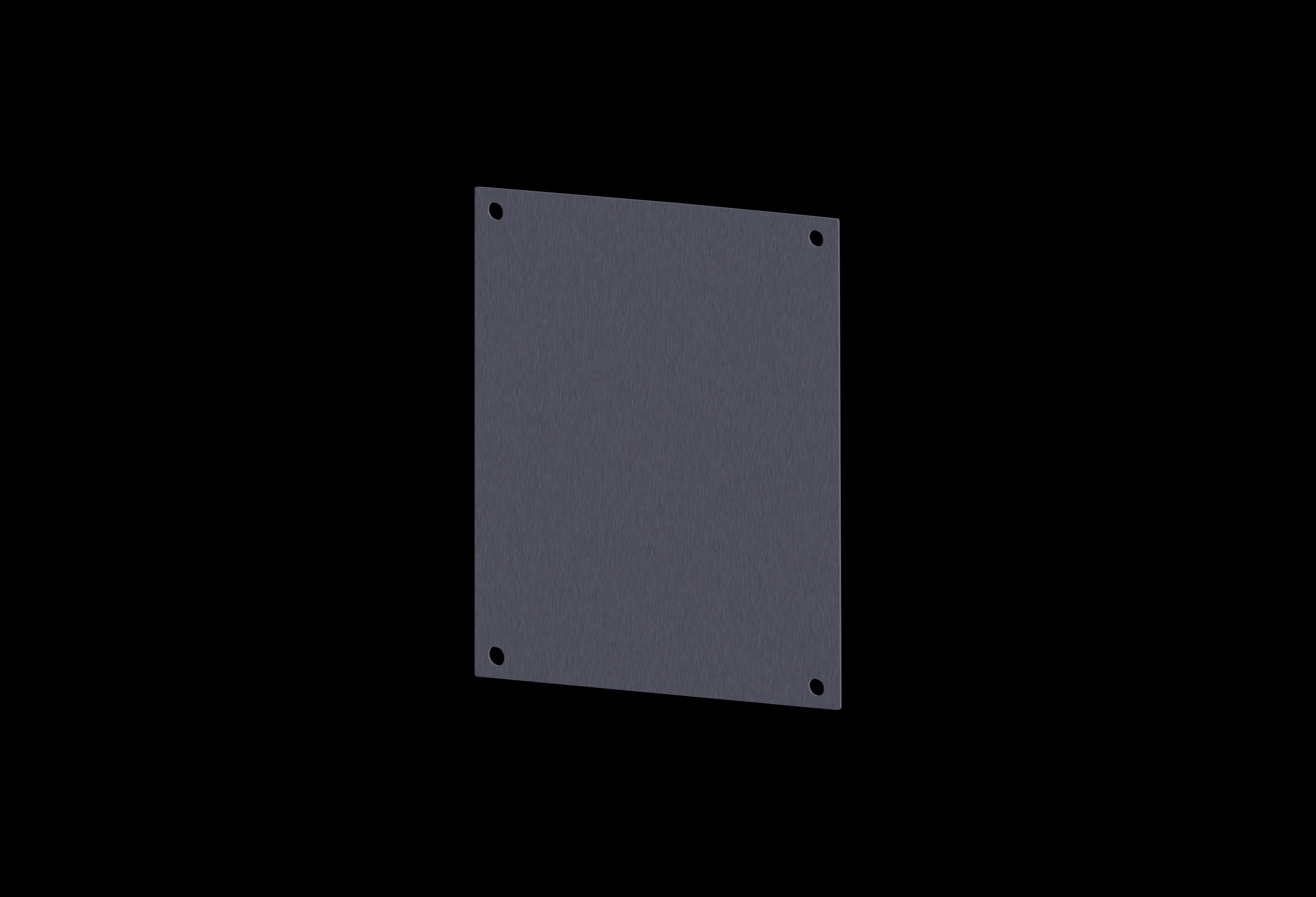 Aluminum Standard Back Panel 16 x 10 Inches for use with N Series by Stahlin