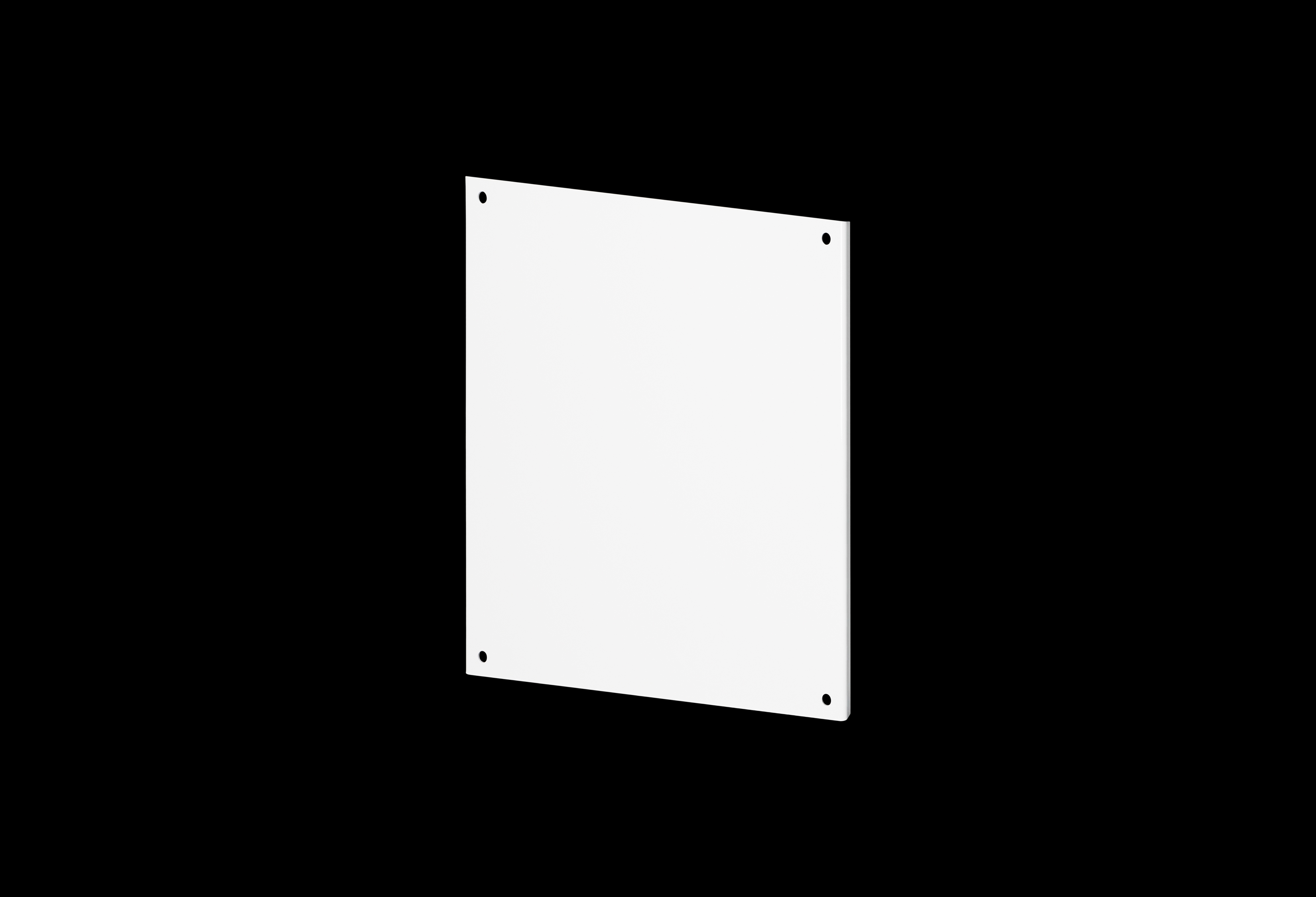 Painted Carbon Steel Standard Back Panel 20 x 16 Inches for use with Disconnect Series by Stahlin