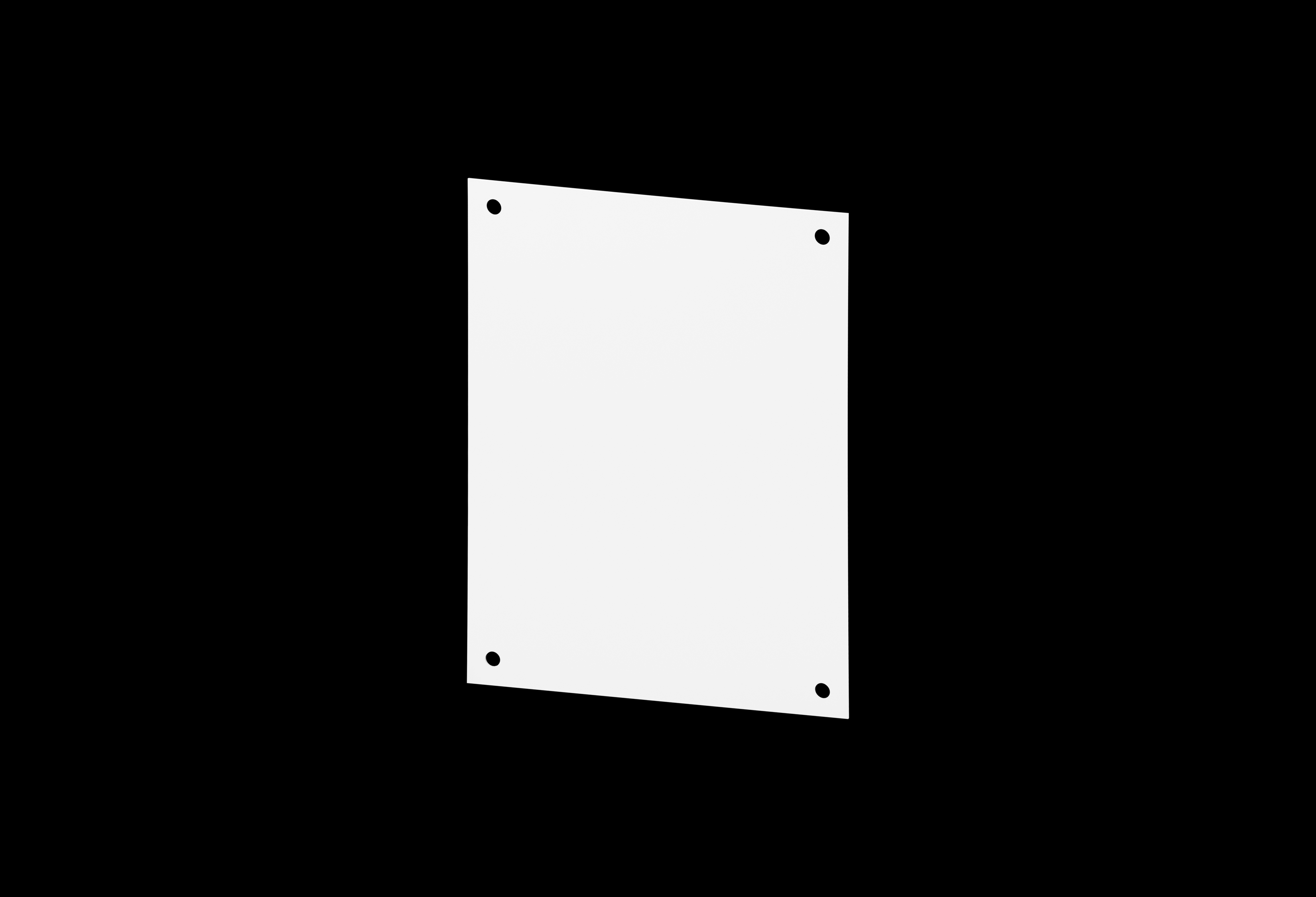 Painted Carbon Steel Standard Back Panel 16 x 10 Inches for use with N Series by Stahlin