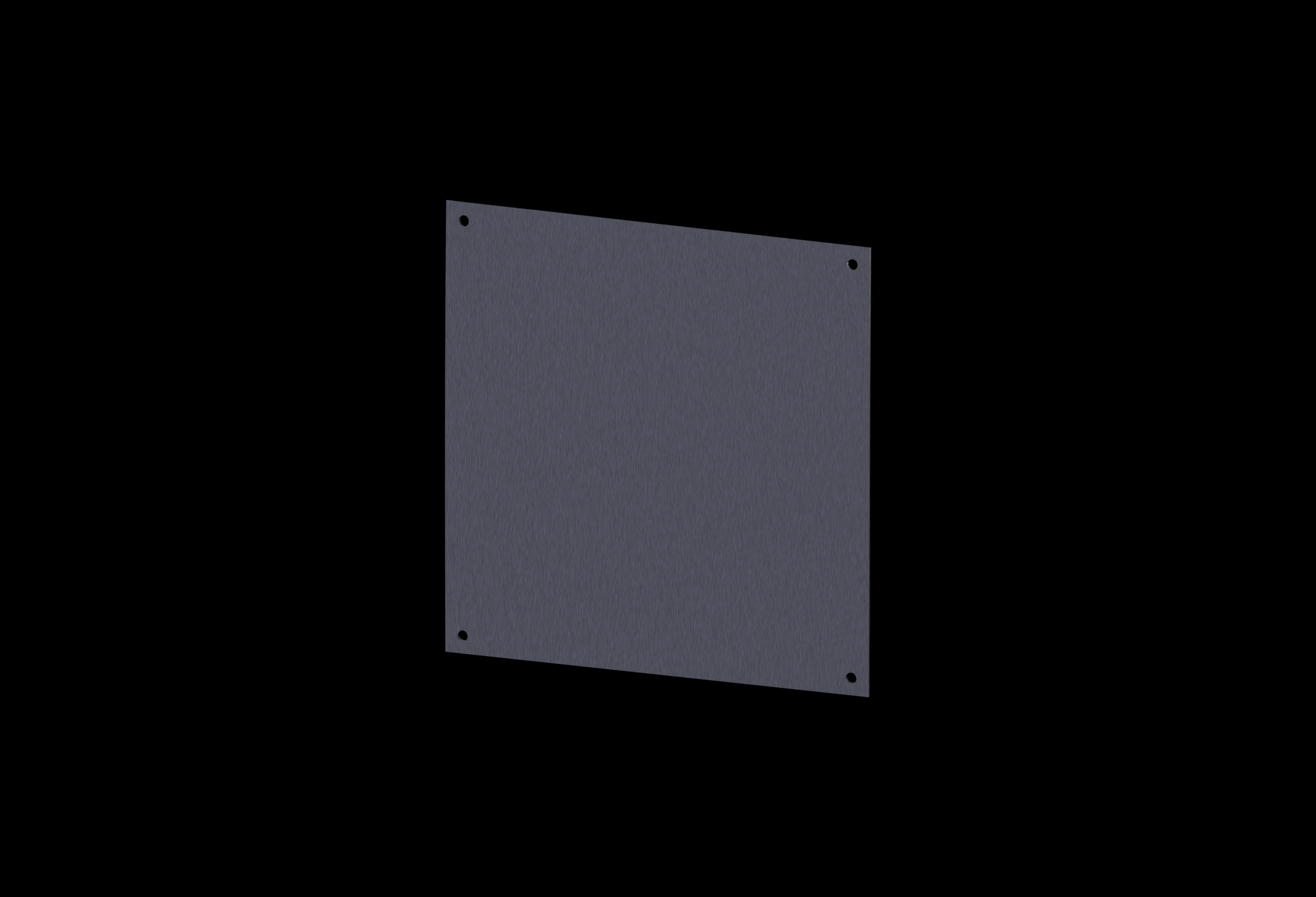 Aluminum Standard Back Panel 24 x 24 Inches for use with N Series by Stahlin