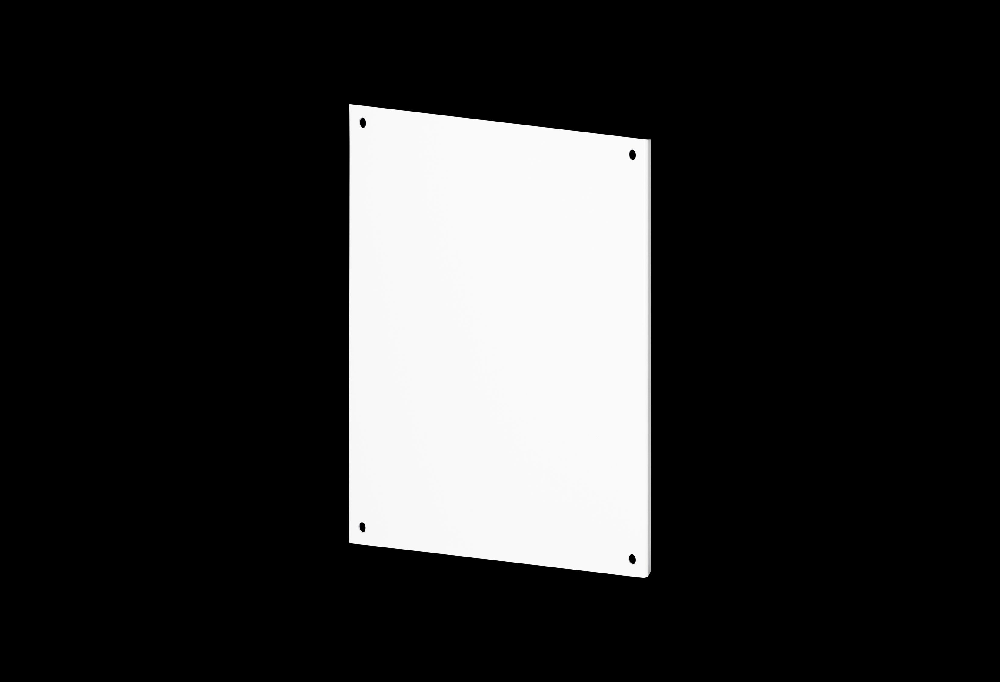 Painted Carbon Steel Standard Back Panel 30 x 24 Inches for use with Disconnect Series by Stahlin
