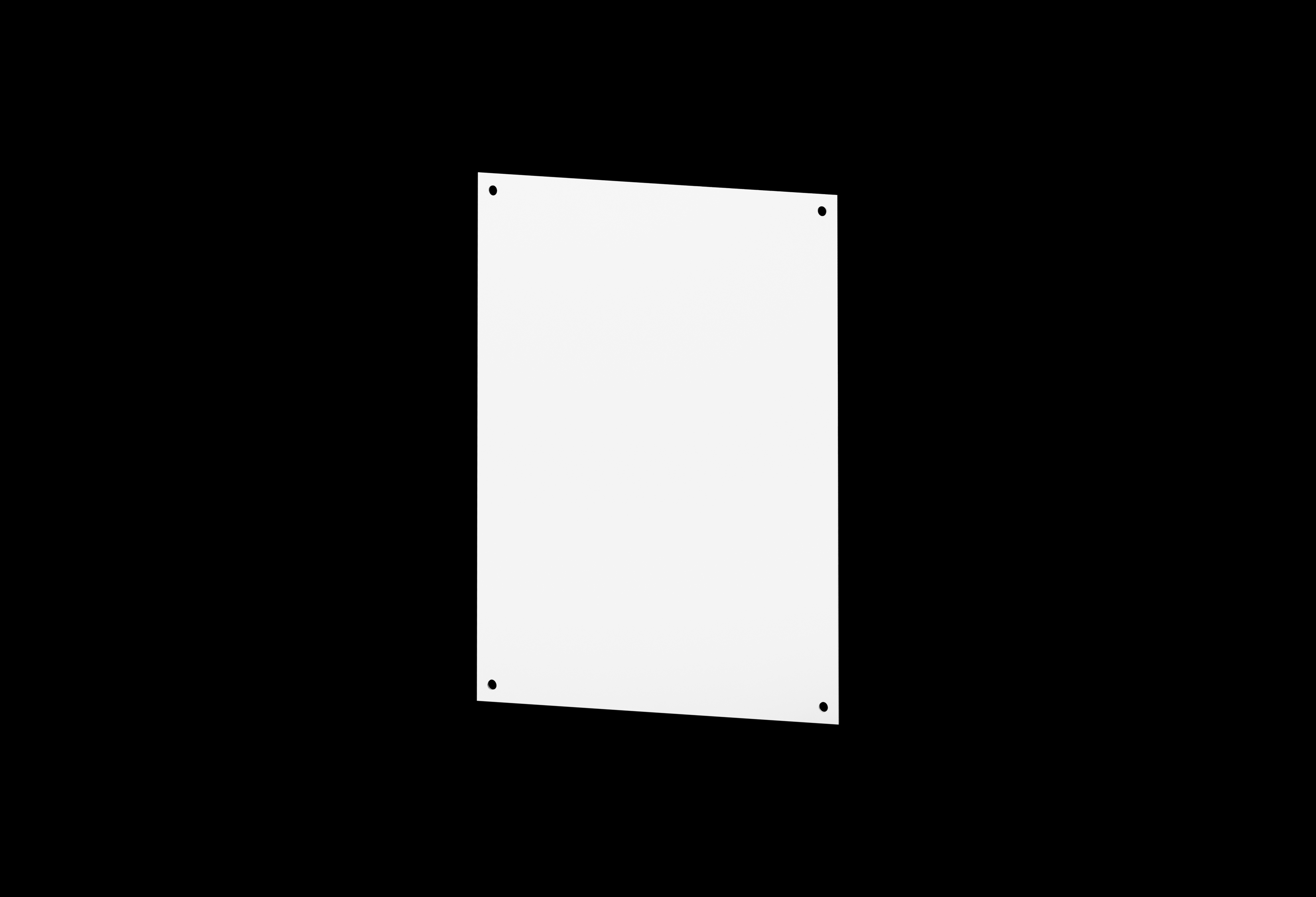Painted Carbon Steel Standard Back Panel 30 x 24 Inches for use with N Series by Stahlin