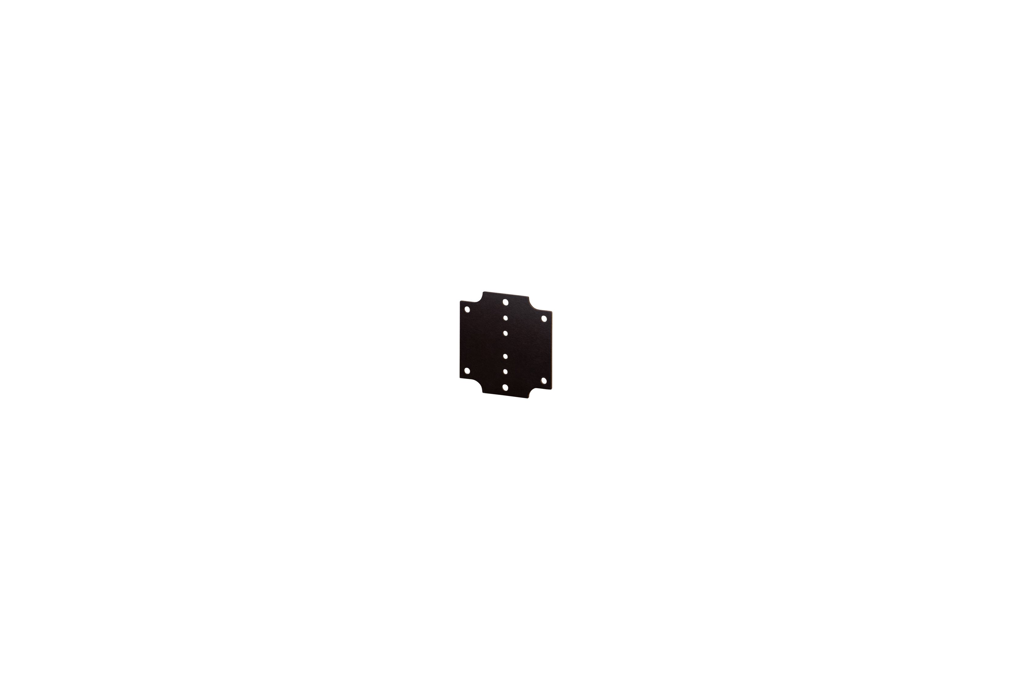 Phenolic Resin Hard Paper Back Panel 3 x 3 Inches for use with Starke Series by Stahlin