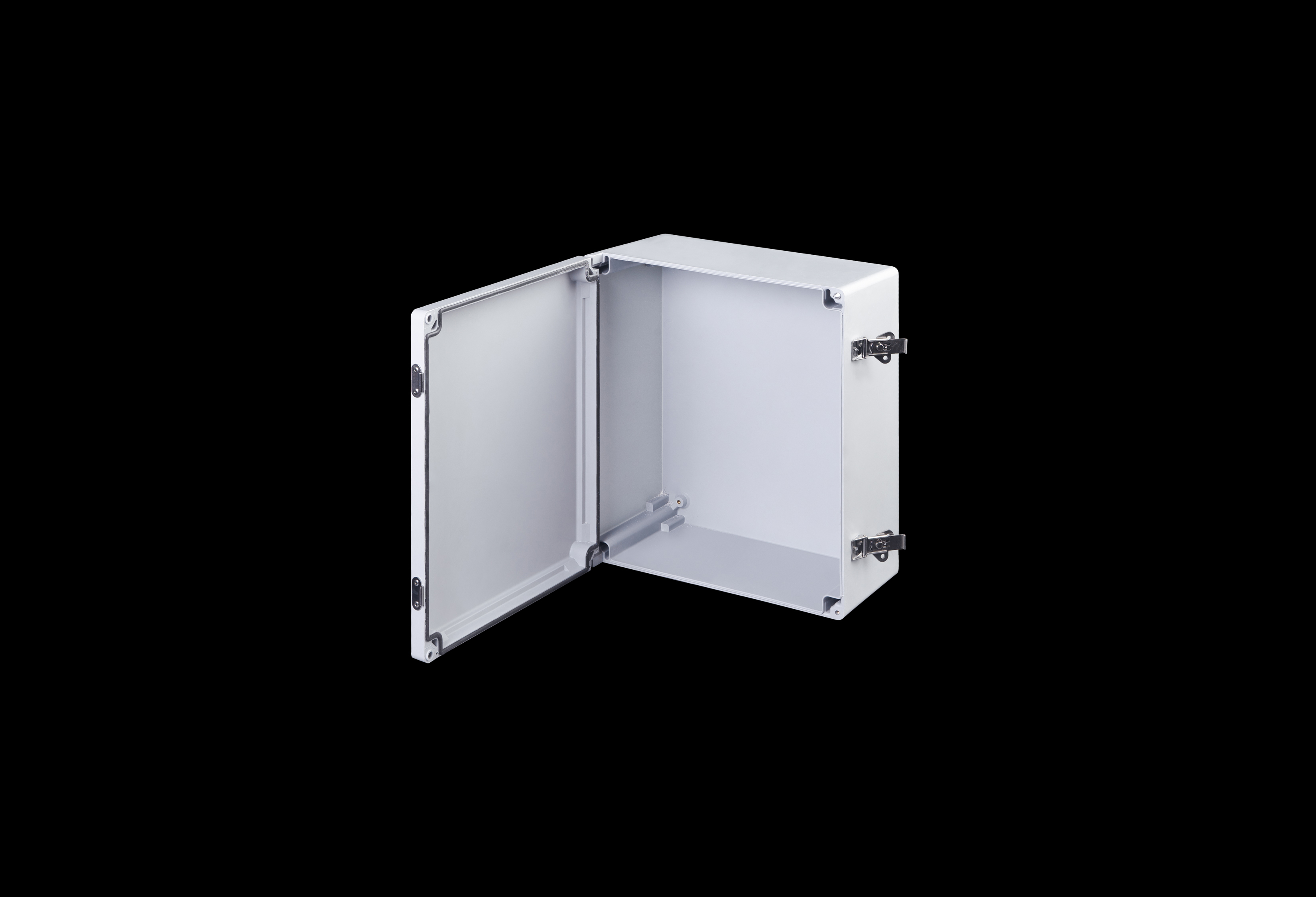 Fiberglass Enclosure 15 x 13 x 7 Inches Classic Series with Hinged, Twist Latch Opaque Cover by Stahlin