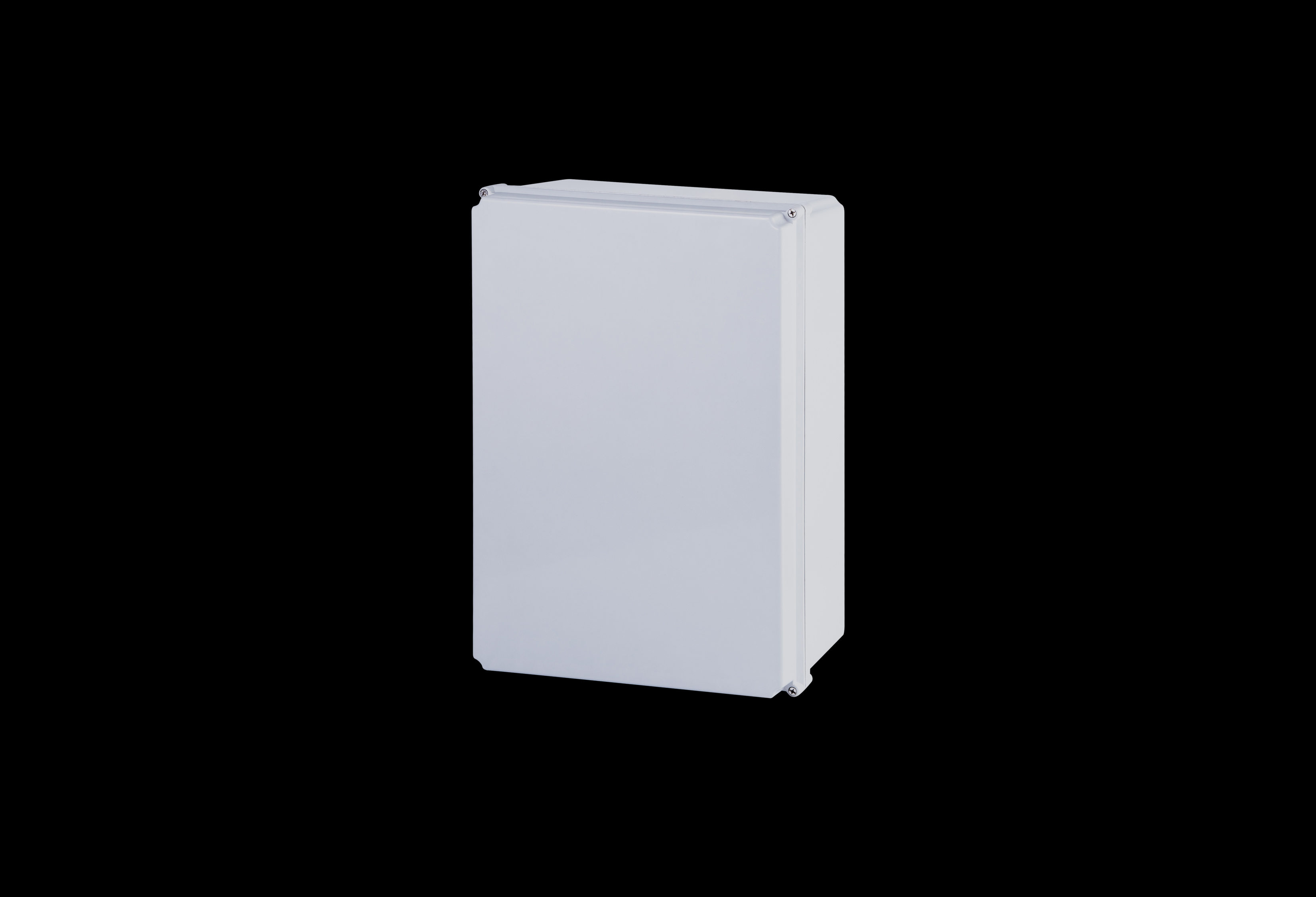 DL24168W-QFL-Closed.jpg Fiberglass Enclosure 18 x 12 x 7 Inches DuraBoxx DL Series Shallow with Opaque Lift Off Cover and Captive Cover Screws by Stahlin