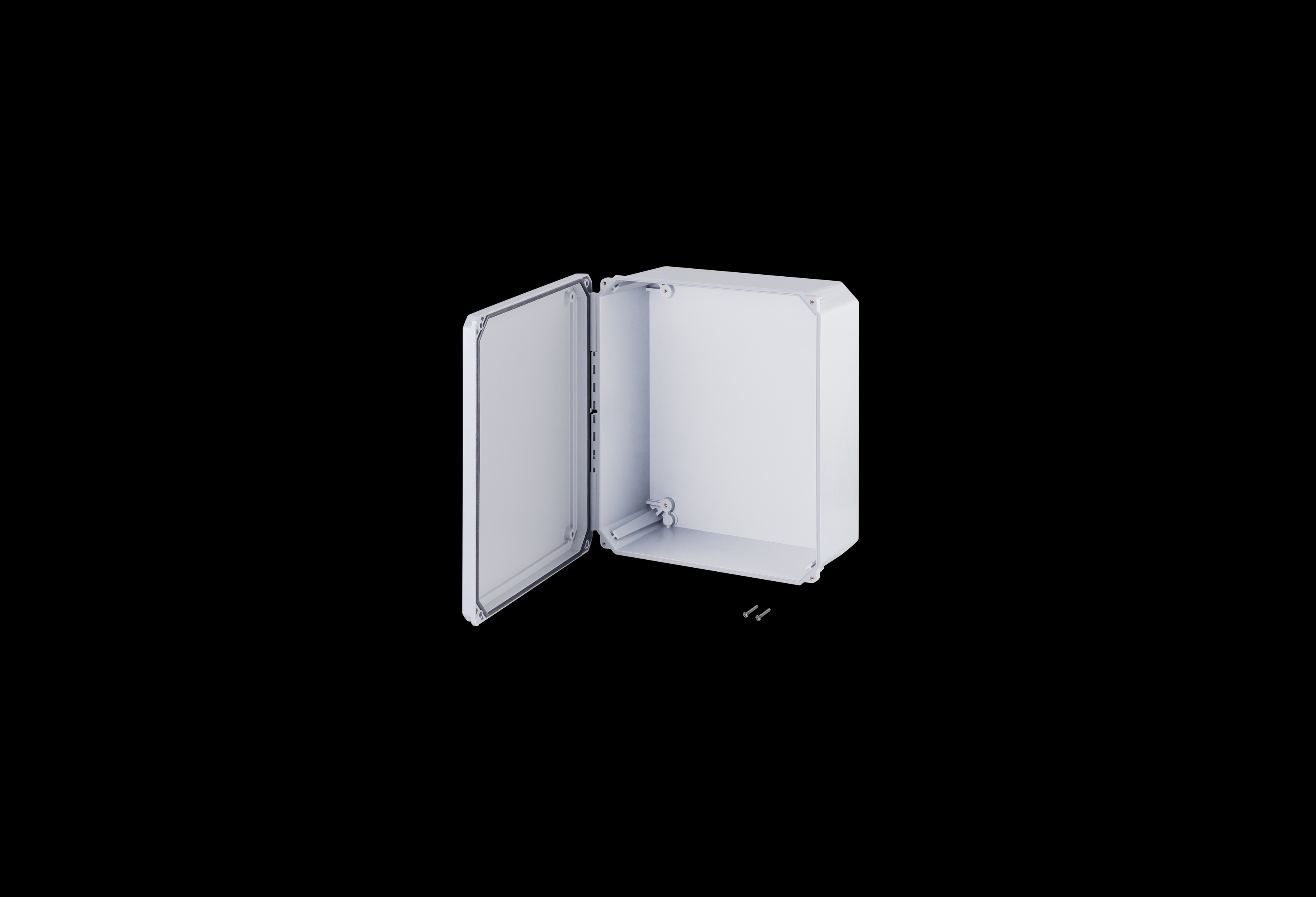 Fiberglass Enclosure 10 x 8 x 6 Inches Diamond Shield Series with Hinged, Screw Down Opaque Cover by Stahlin
