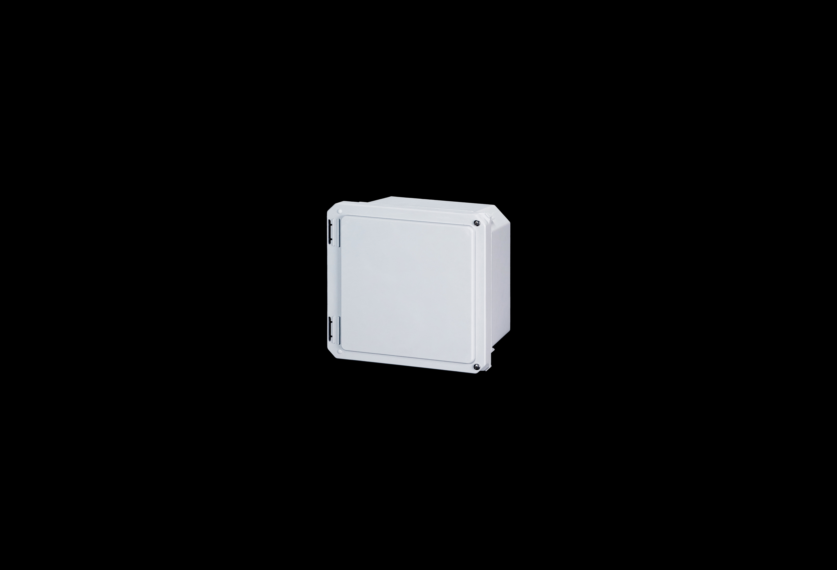 Fiberglass Enclosure 8 x 8 x 4 Inches Diamond Shield Series with Hinged, Screw Down Opaque Cover by Stahlin