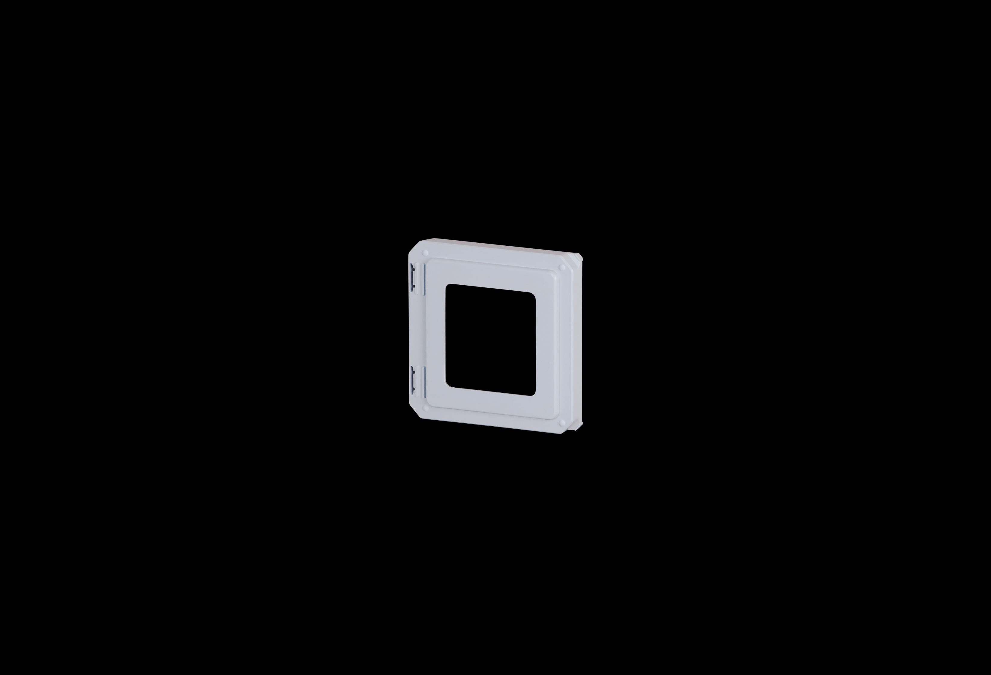 DSW606CVR-QFL.jpg Fiberglass Opaque Replacement Cover with Viewing Window for Diamond Shield 6 x 6 Inches by Stahlin