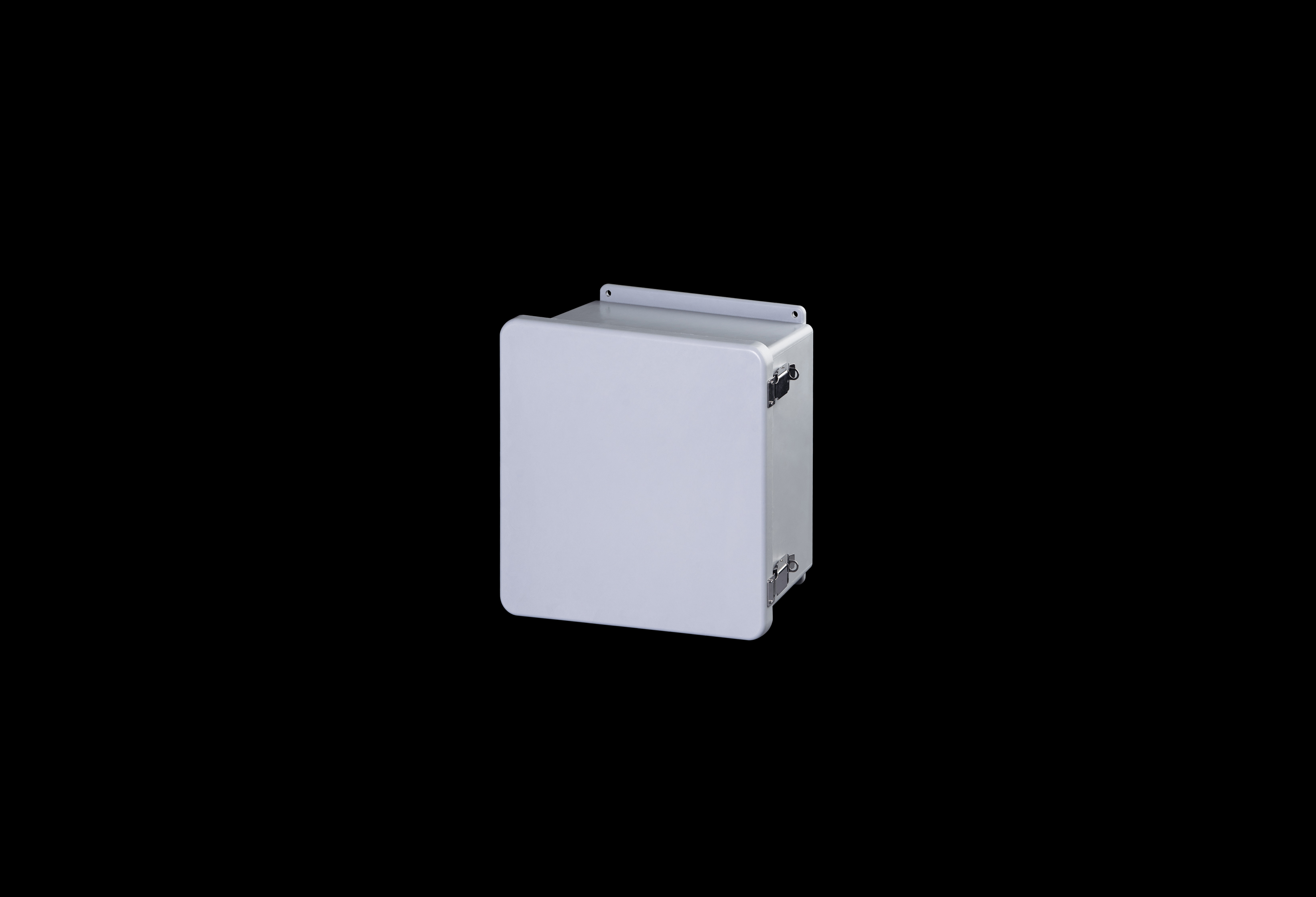 Fiberglass Enclosure 12 x 12 x 6 Inches J Series with Hinged, Latched Opaque Cover by Stahlin
