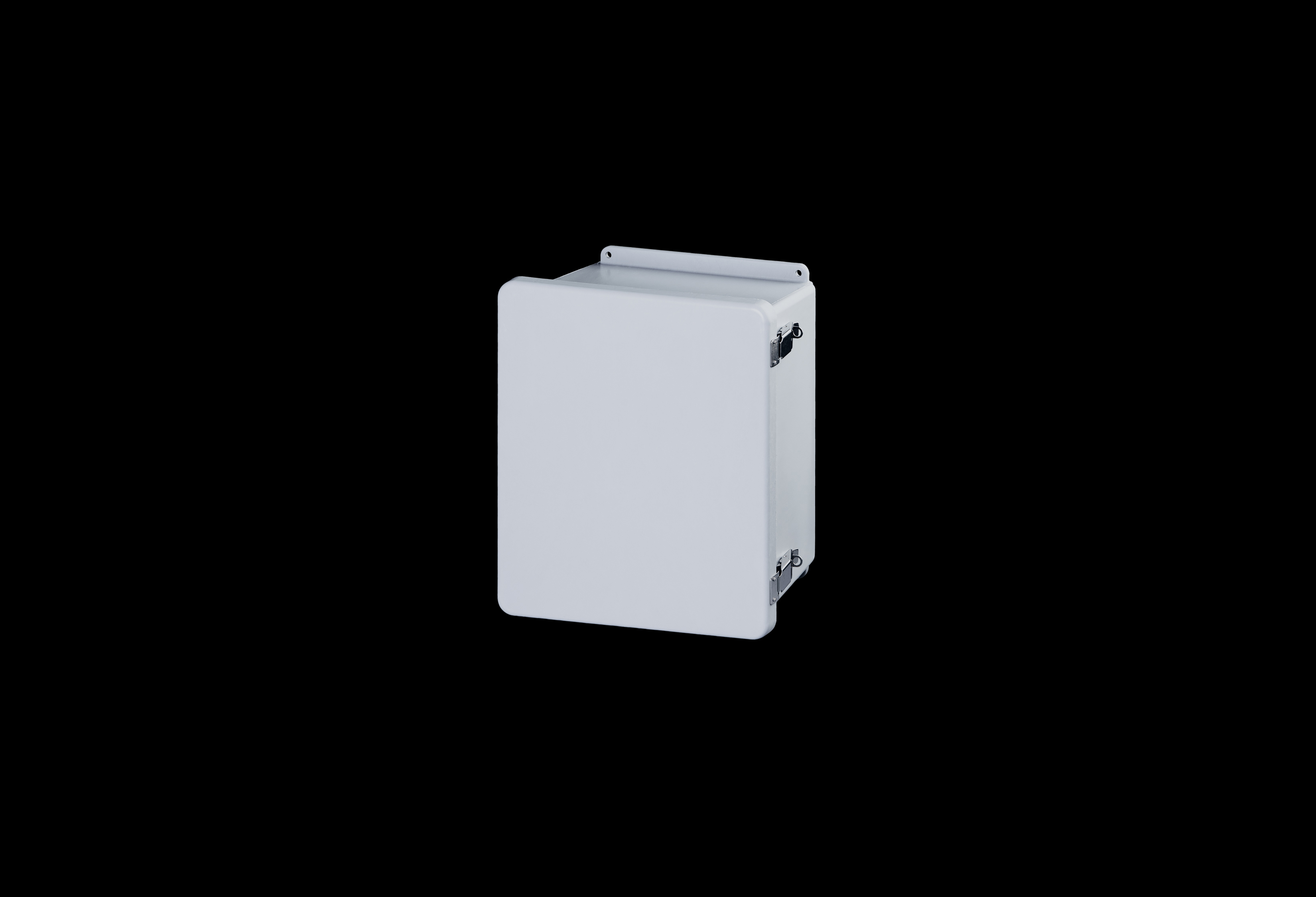 Fiberglass Enclosure 10 x 8 x 4 Inches J Series with Hinged, Latched Opaque Cover by Stahlin