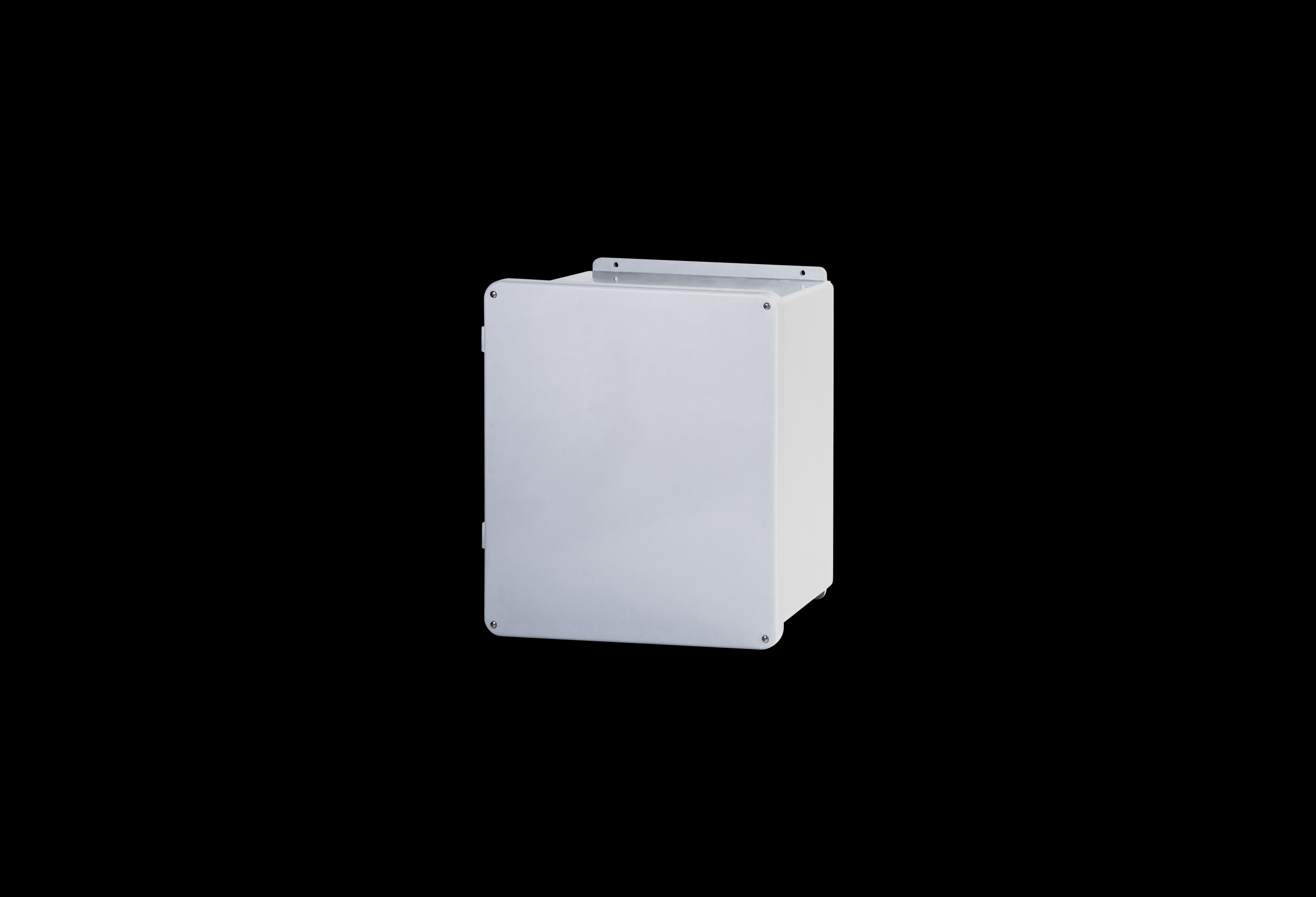 J1816FHW-QFL-Closed.jpg Fiberglass Enclosure 16 x 14 x 6 Inches J Series with Fiberglass Hinged, Screw Down Opaque Cover by Stahlin