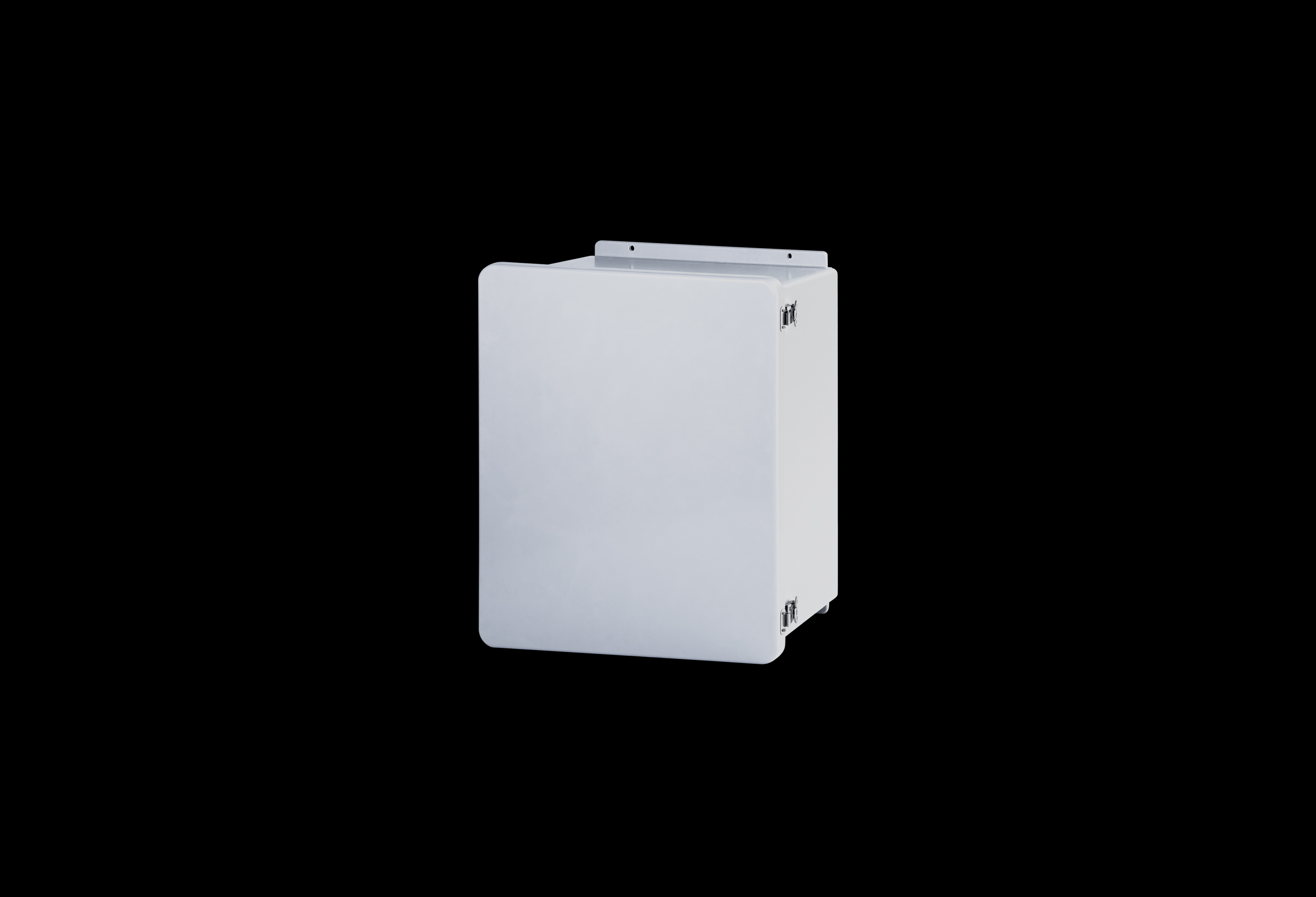 Fiberglass Enclosure 18 x 16 x 8 Inches J Series  with Hinged, Twist Latch Opaque Cover by Stahlin