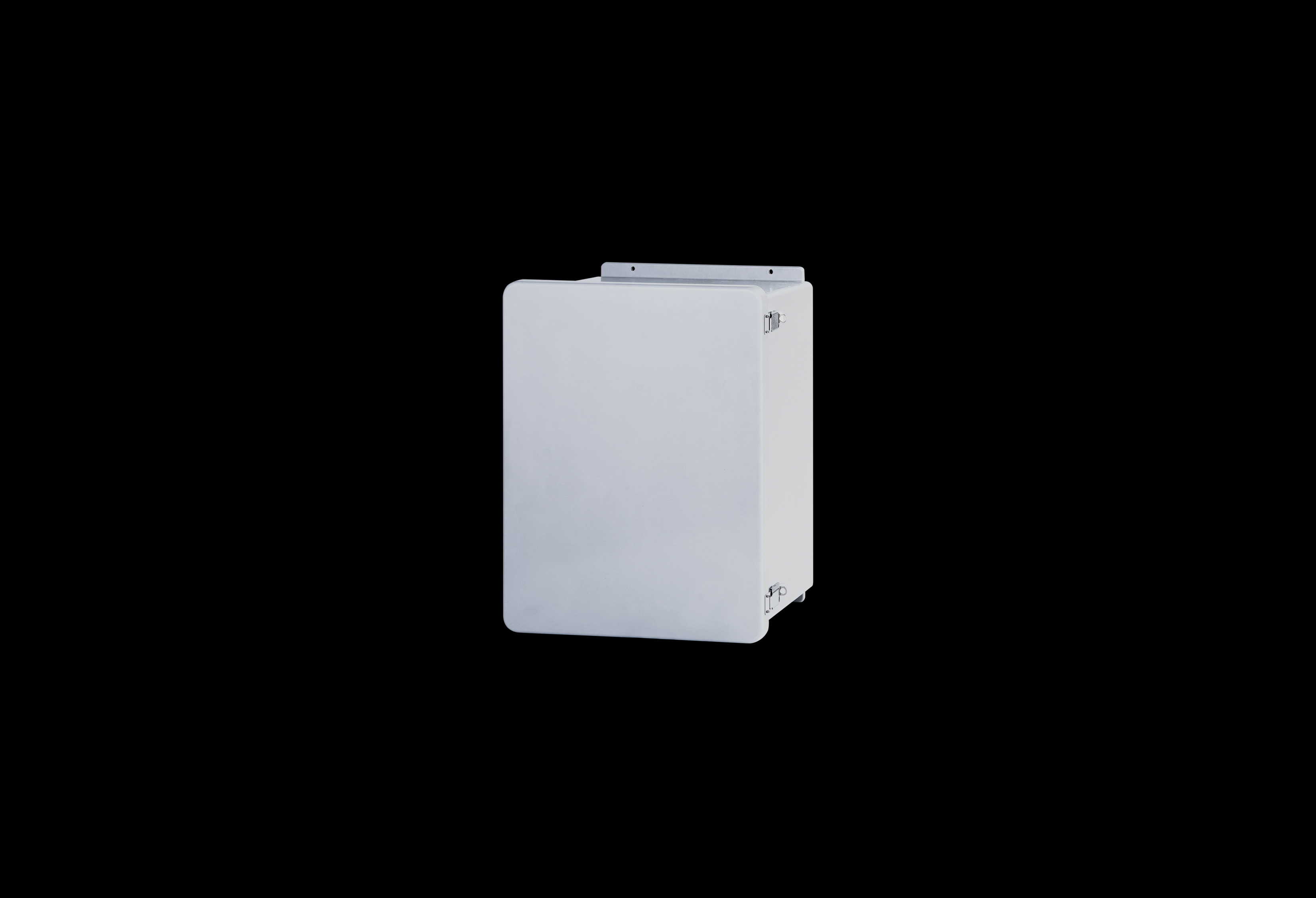 Fiberglass Enclosure 18 x 16 x 8 Inches J Series  with Hinged, Latched Opaque Cover by Stahlin