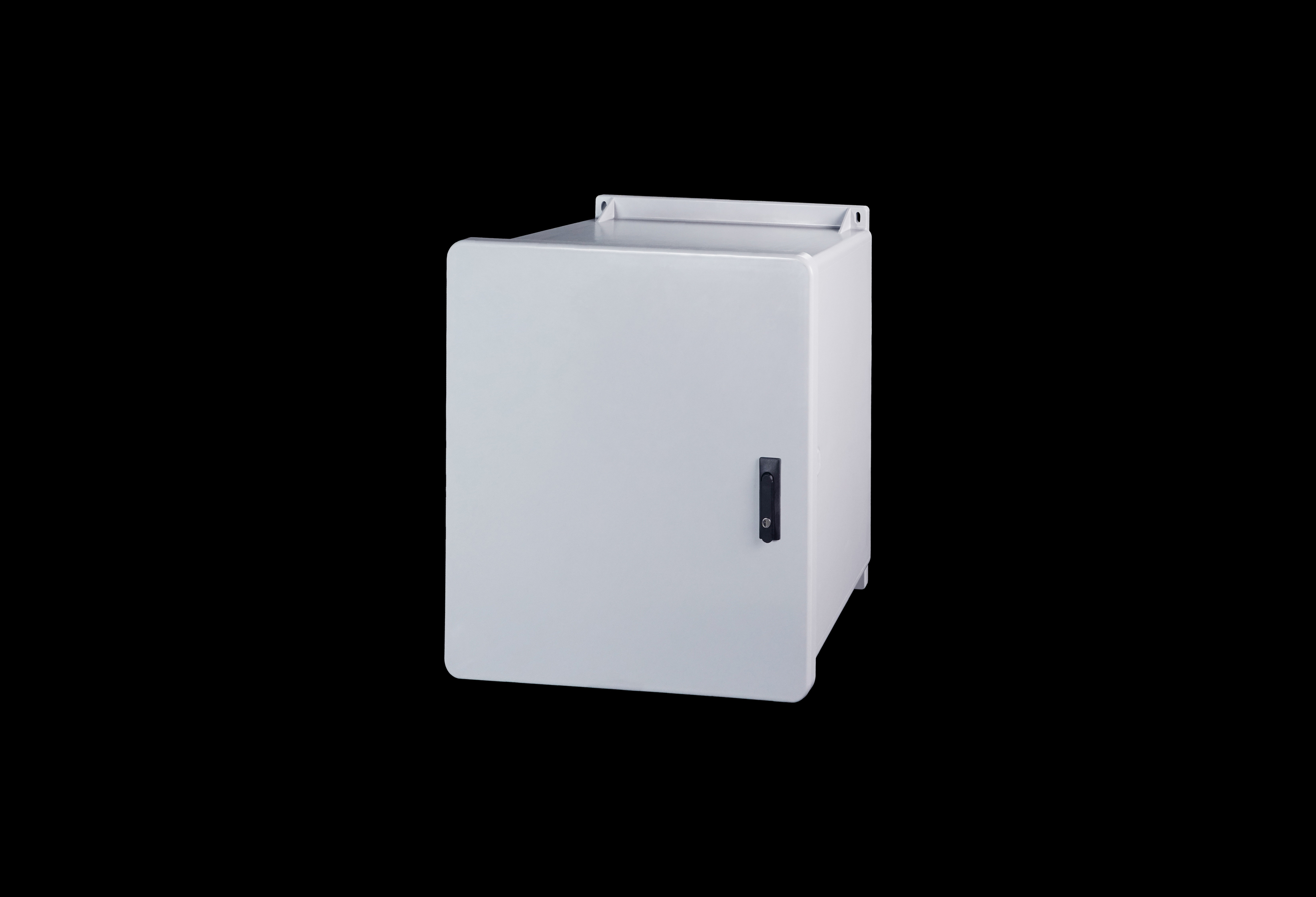 J24243PT-QFL-Closed.jpg Fiberglass Enclosure 20 x 20 x 10 Inches J Series with Opaque Cover and 3 Point Handle Latch by Stahlin