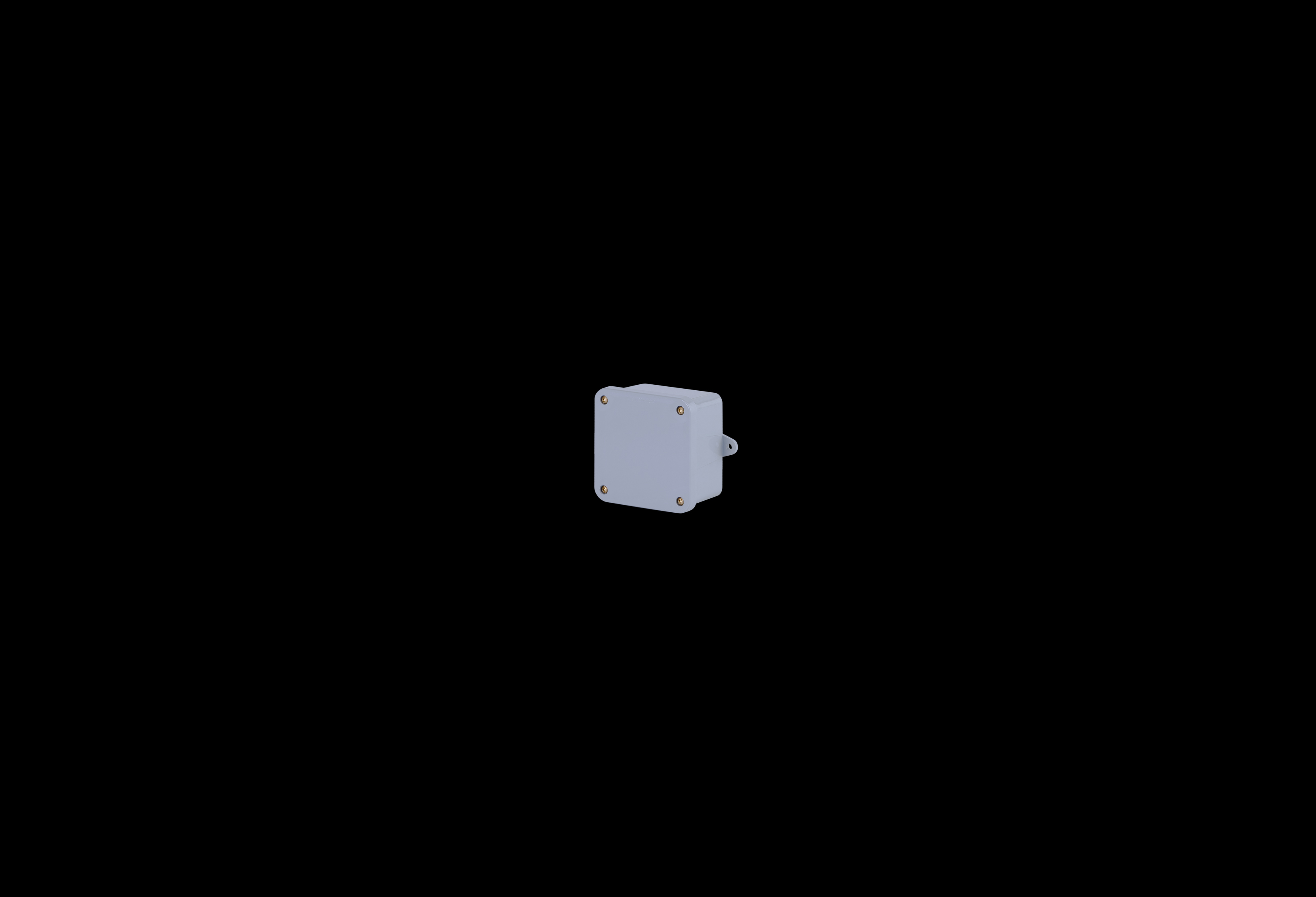 J442PVC-QFL-Closed.jpg PVC Enclosure 4 x 4 x 2 Inches New Sentry Series with Opaque Lift Off Cover by Stahlin