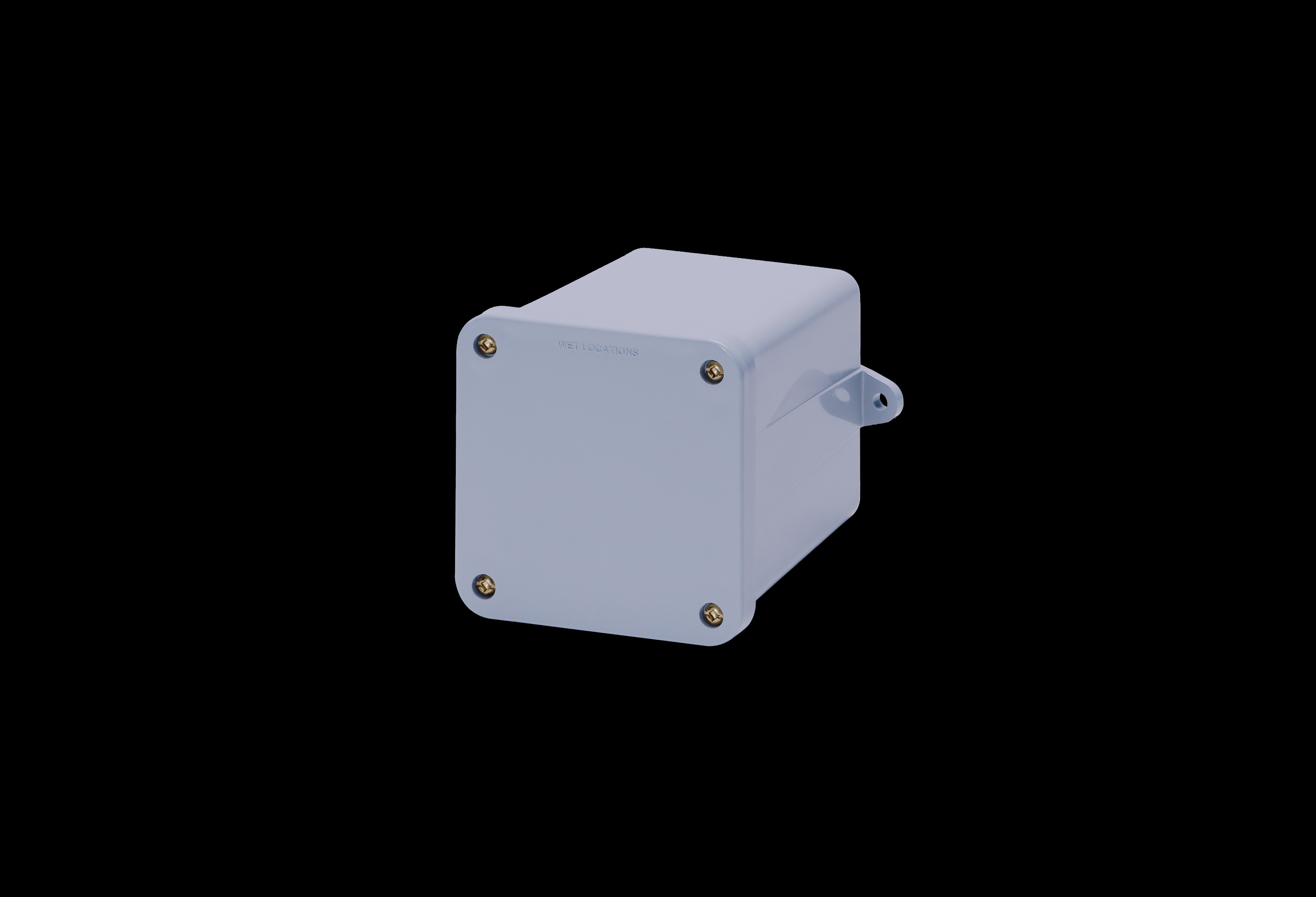 J444PVC-QFL-Closed.jpg PVC Enclosure 4 x 4 x 4 Inches New Sentry Series with Opaque Lift Off Cover by Stahlin