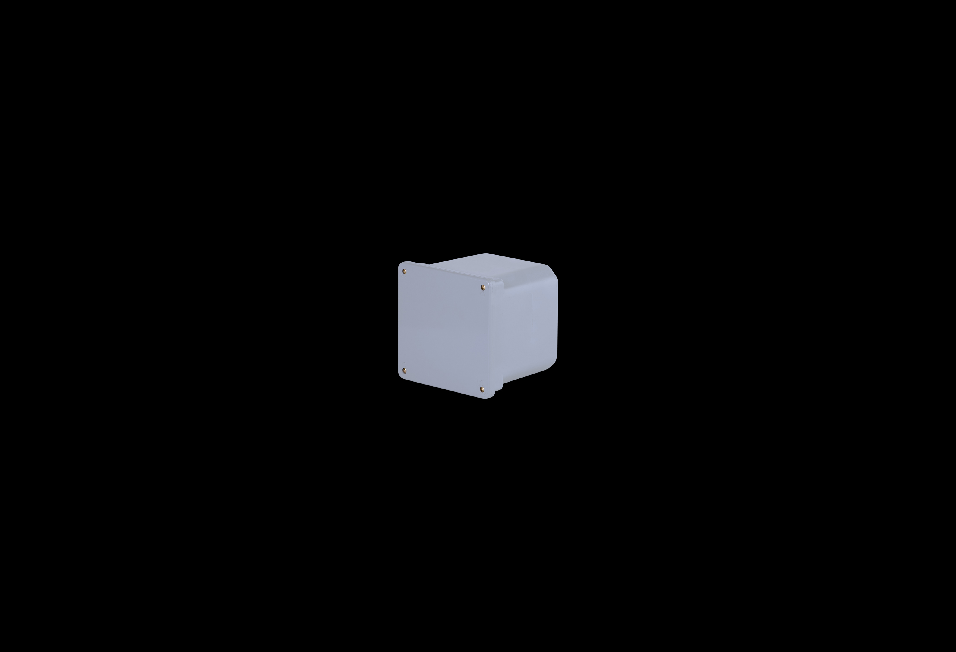J666PVC-QFL-Closed.jpg PVC Enclosure 6 x 6 x 4 Inches New Sentry Series with Opaque Lift Off Cover by Stahlin