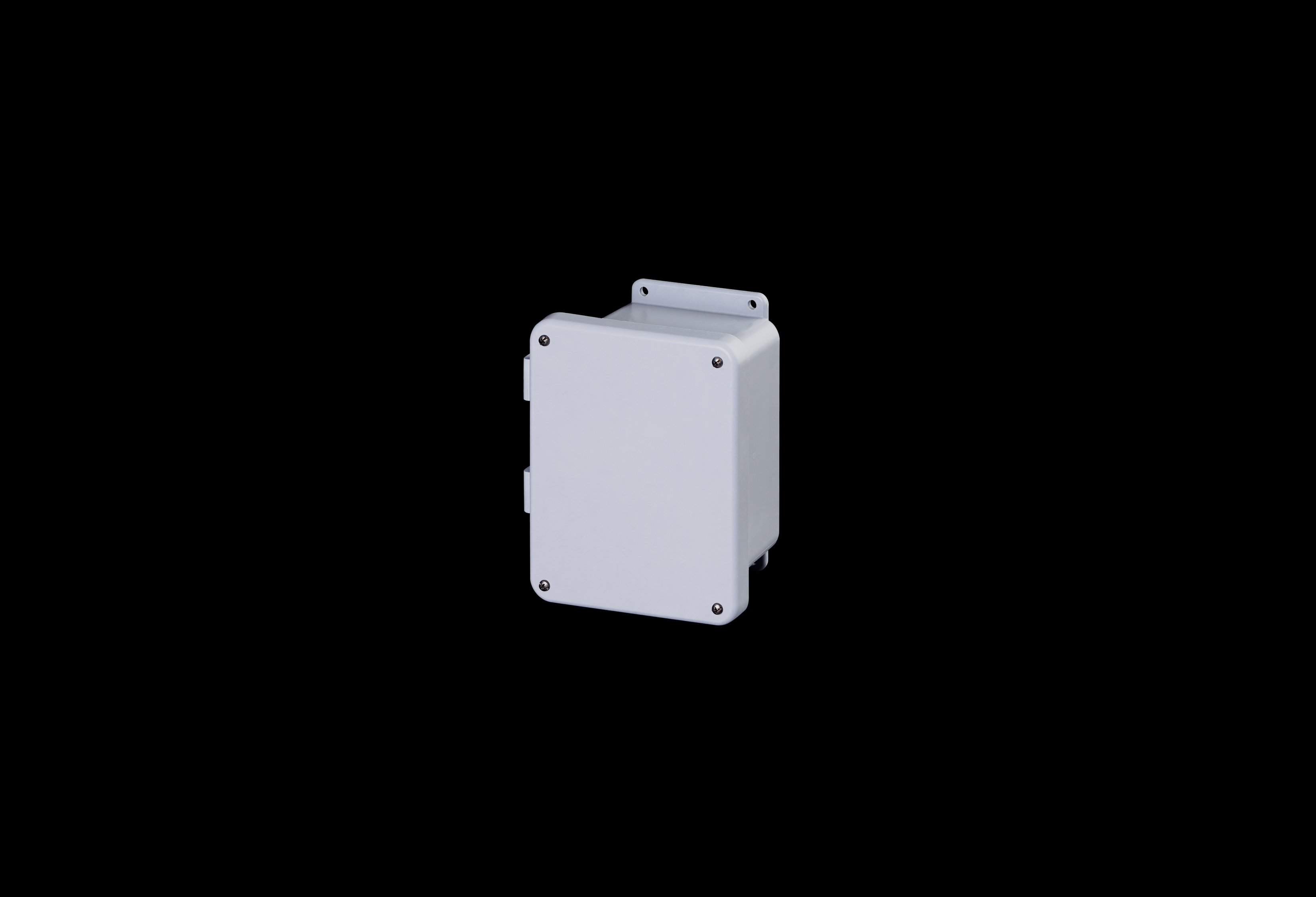 J806FHW-QFL-Closed.jpg Fiberglass Enclosure 8 x 6 x 4 Inches J Series with Fiberglass Hinged, Screw Down Opaque Cover by Stahlin