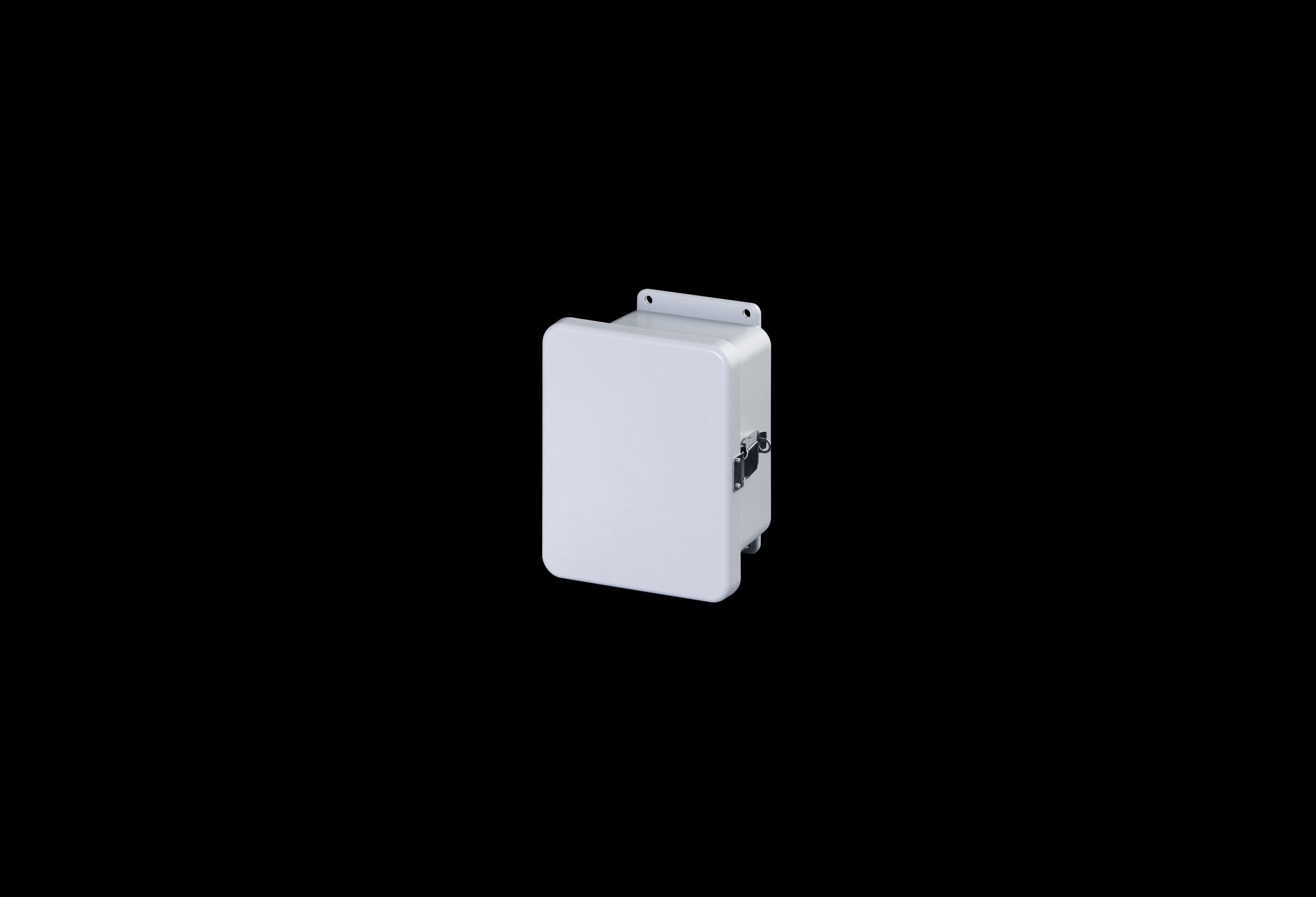 Fiberglass Enclosure 6 x 4 x 4 Inches J Series  with Hinged, Latched Opaque Cover by Stahlin