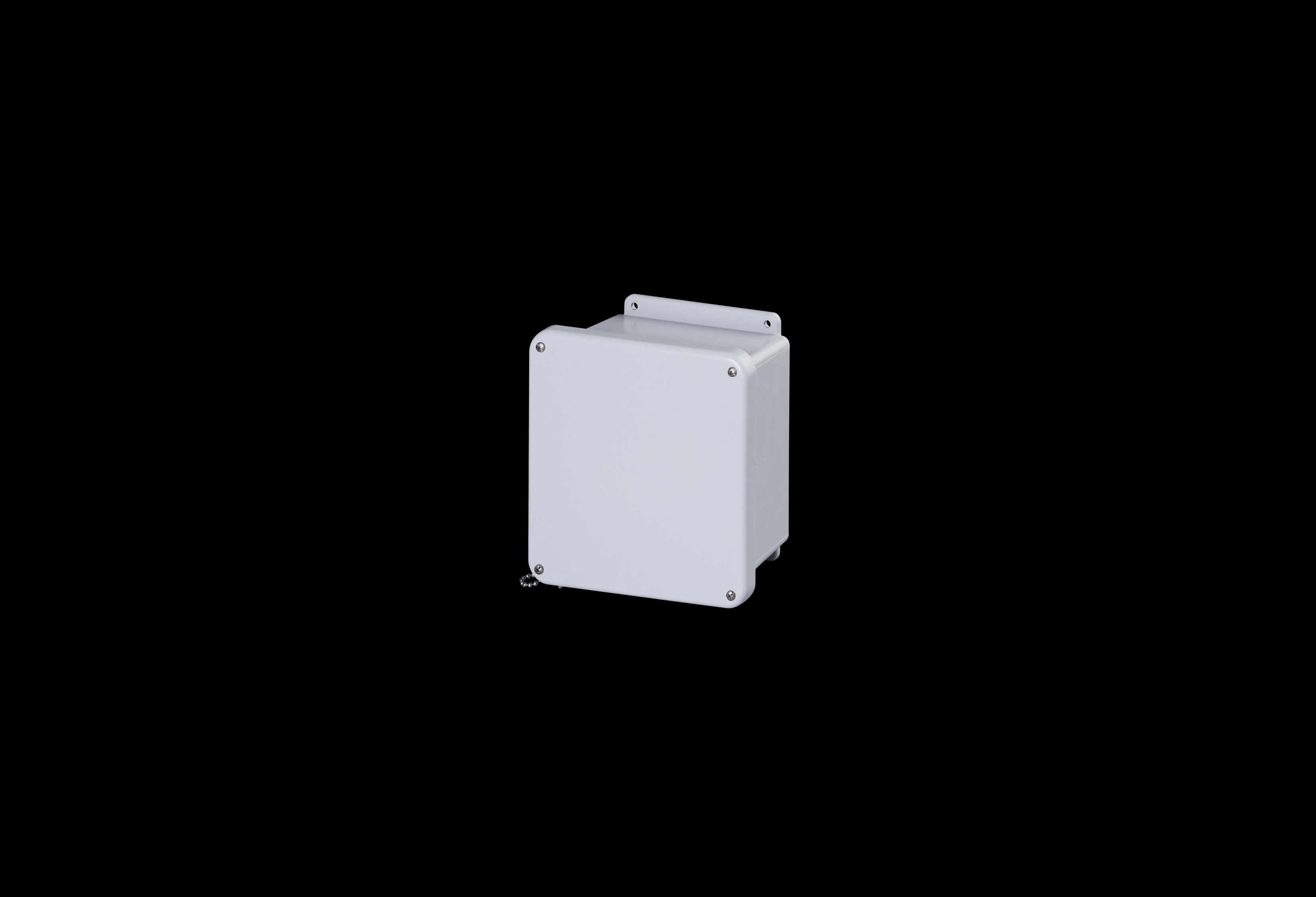 J808W-QFL-Closed.jpg Fiberglass Enclosure 8 x 8 x 4 Inches J Series with Opaque Lift Off Cover by Stahlin