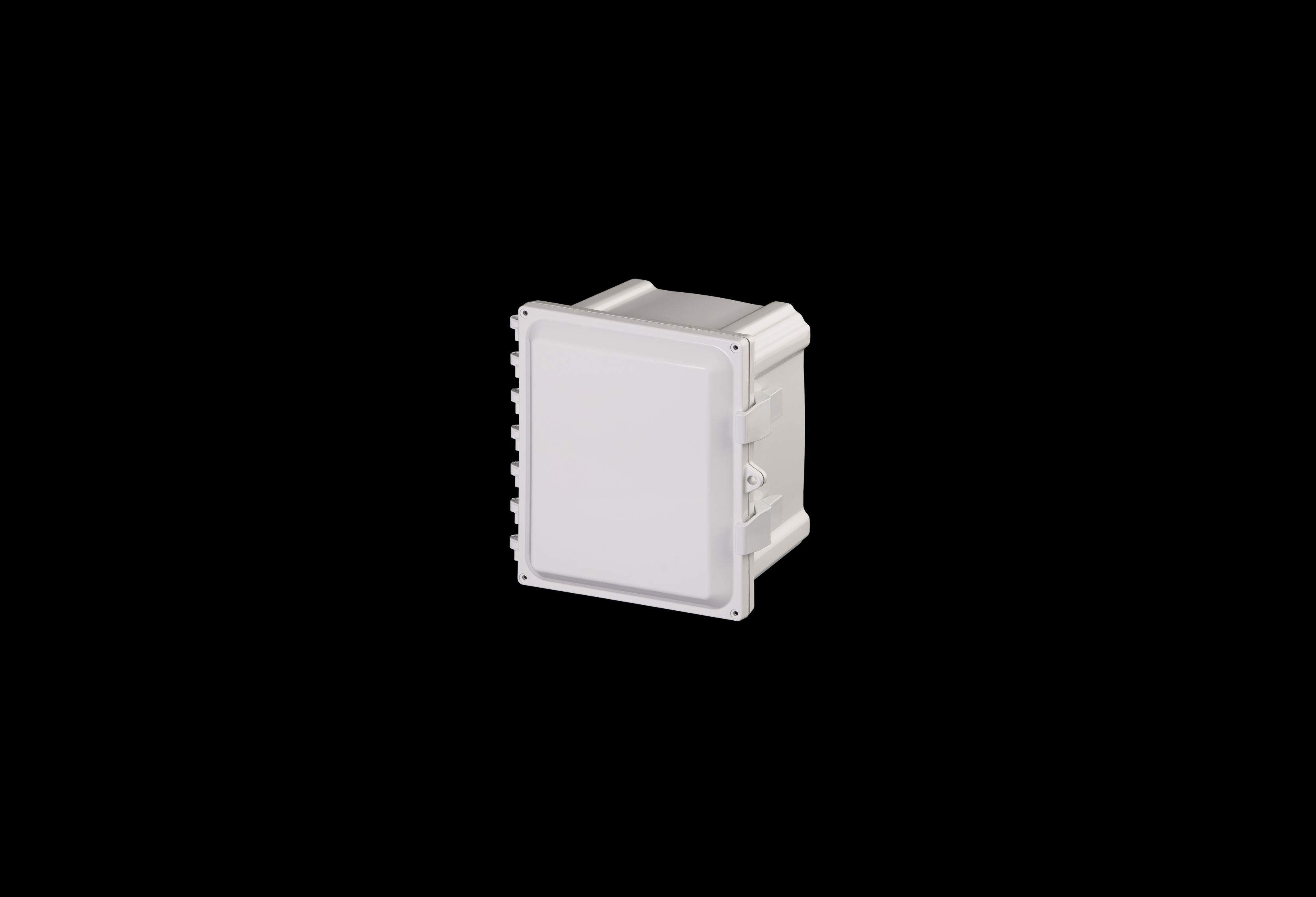 Polycarbonate Enclosure  10 x 8 x 6 Inches PolyStar Series with Hinged, Latched Opaque Cover by Stahlin