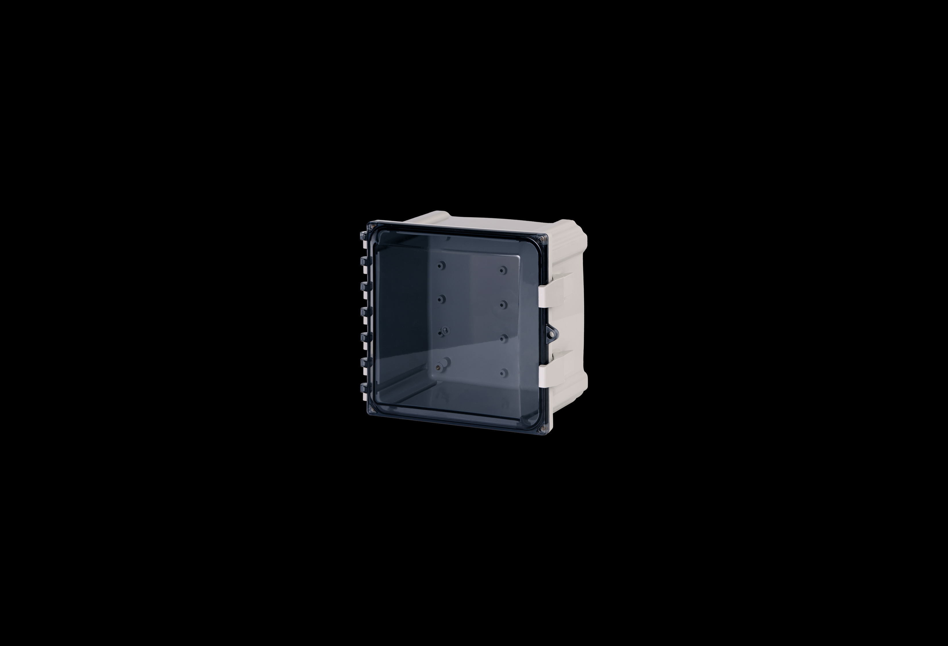 Polycarbonate Enclosure  10 x 10 x 6 Inches PolyStar Series with Clear Cover   by Stahlin