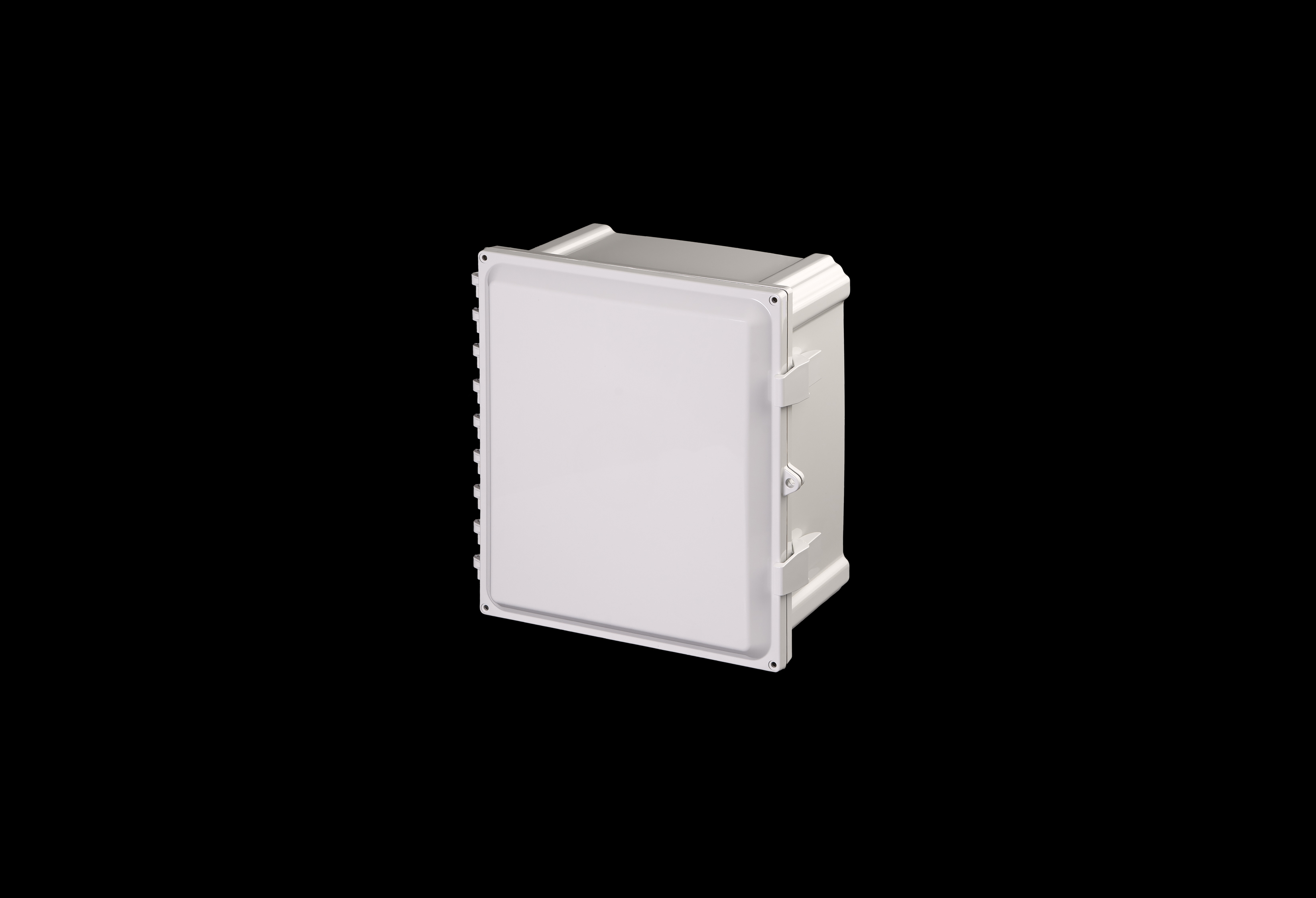 Polycarbonate Enclosure  10 x 8 x 4 Inches PolyStar Series with Hinged, Latched Opaque Cover by Stahlin