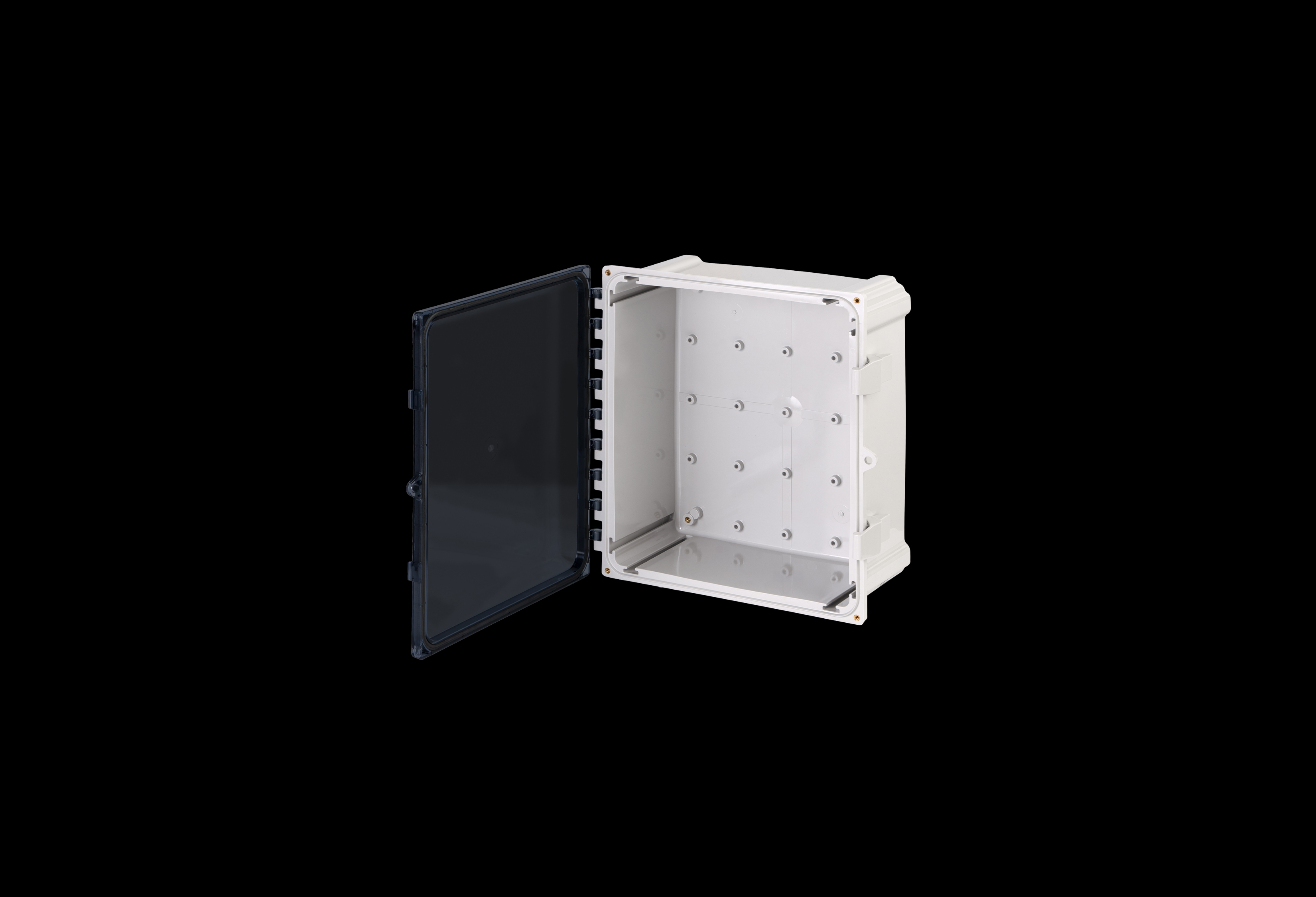 Polycarbonate Enclosure  10 x 8 x 4 Inches PolyStar Series with Clear Cover   by Stahlin