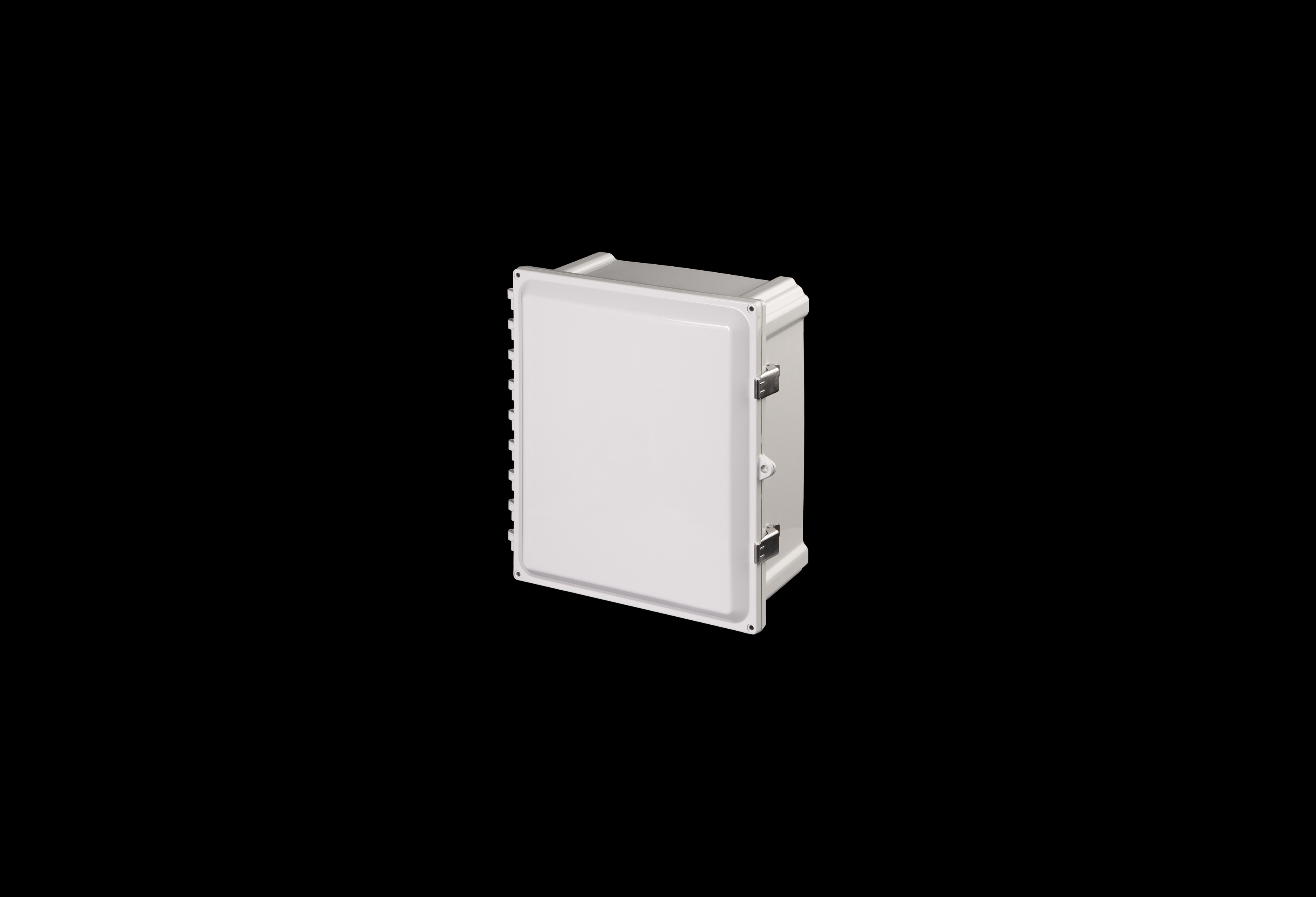 Polycarbonate Enclosure  10 x 8 x 4 Inches PolyStar Series with Hinged, Opaque Cover and Stainless Steel Latches  by Stahlin