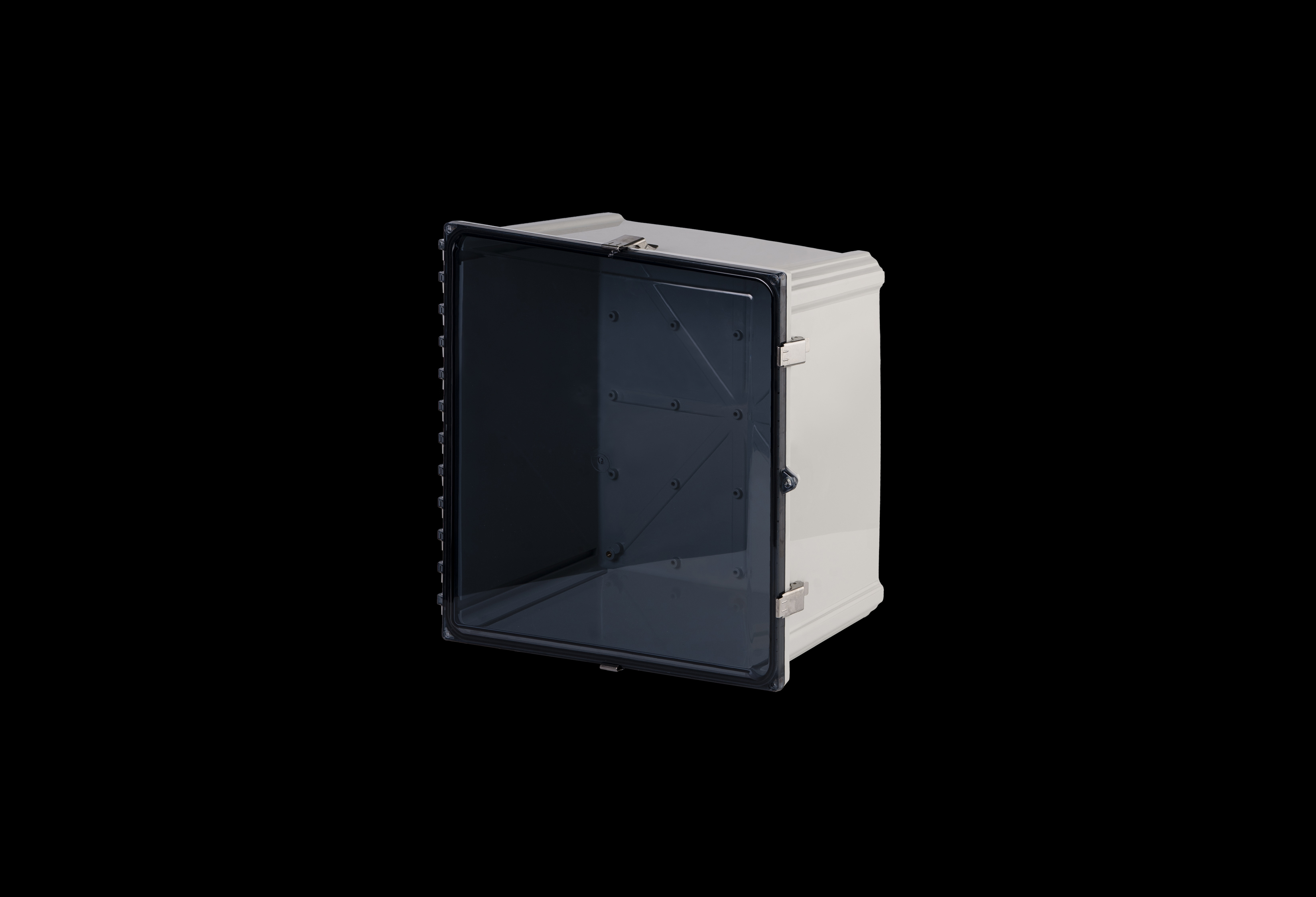 Polycarbonate Enclosure  18 x 16 x 10 Inches PolyStar Series with Clear Cover and Stainless Steel Latches  by Stahlin