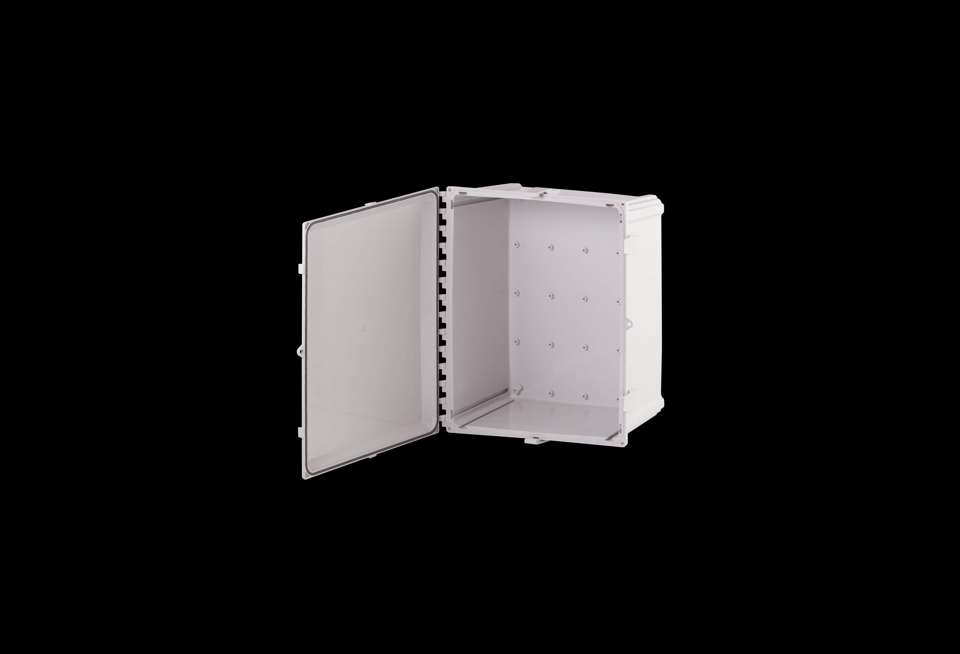 Polycarbonate Enclosure  20 x 16 x 8 Inches PolyStar Series with Opaque Cover by Stahlin
