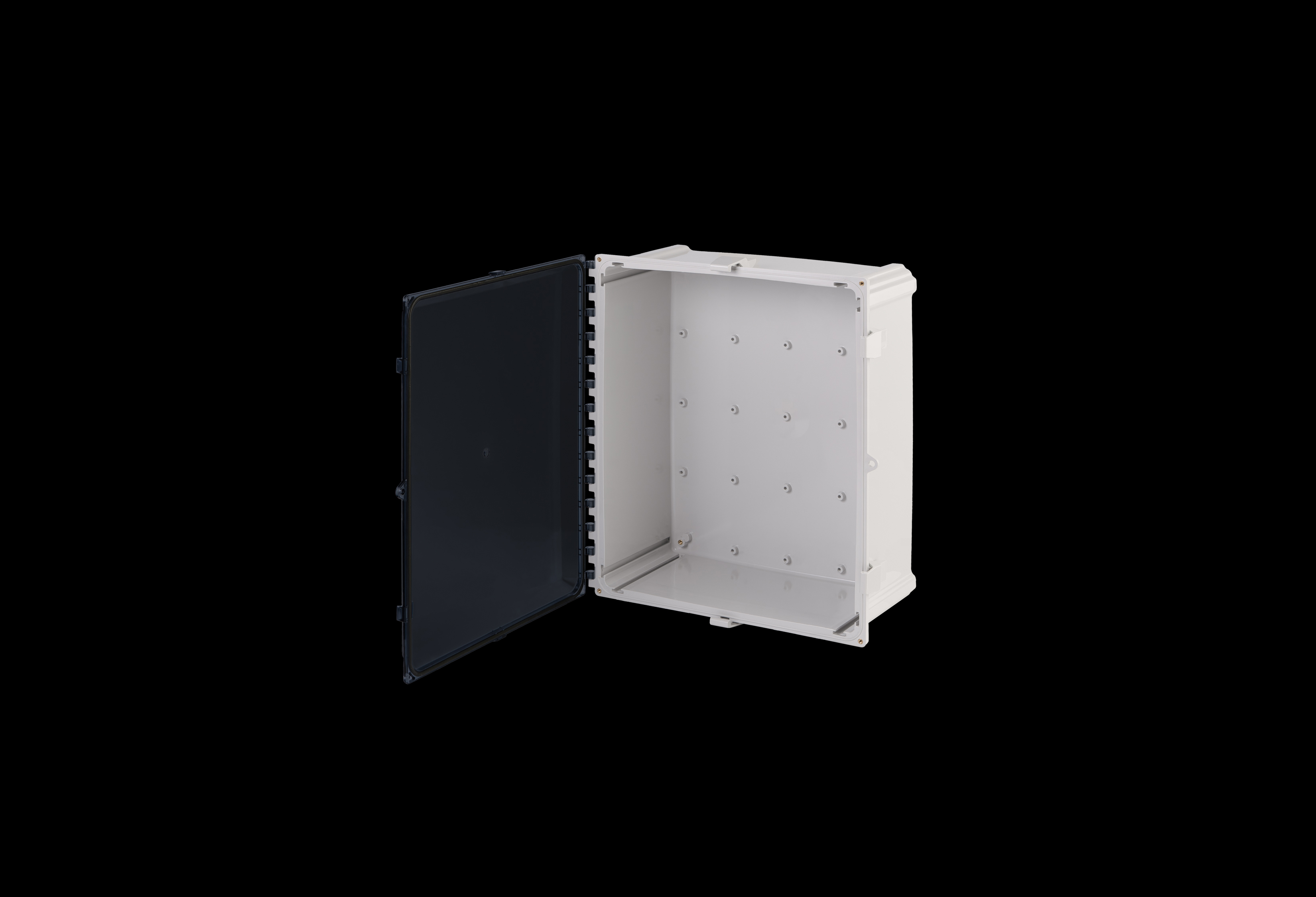 Polycarbonate Enclosure  20 x 16 x 8 Inches PolyStar Series with Clear Cover   by Stahlin