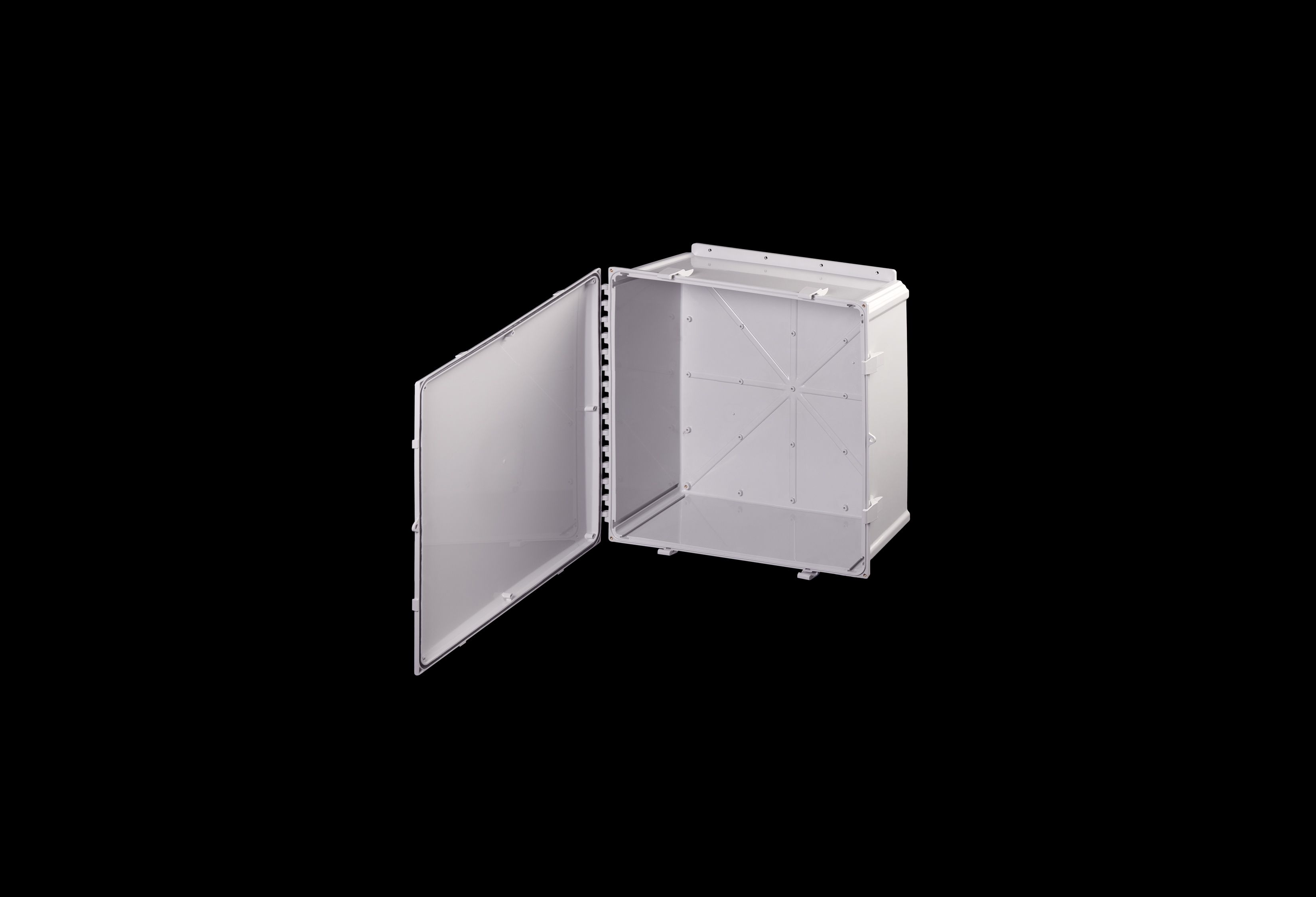 Polycarbonate Enclosure  24 x 24 x 10 Inches PolyStar Series with Opaque Cover by Stahlin