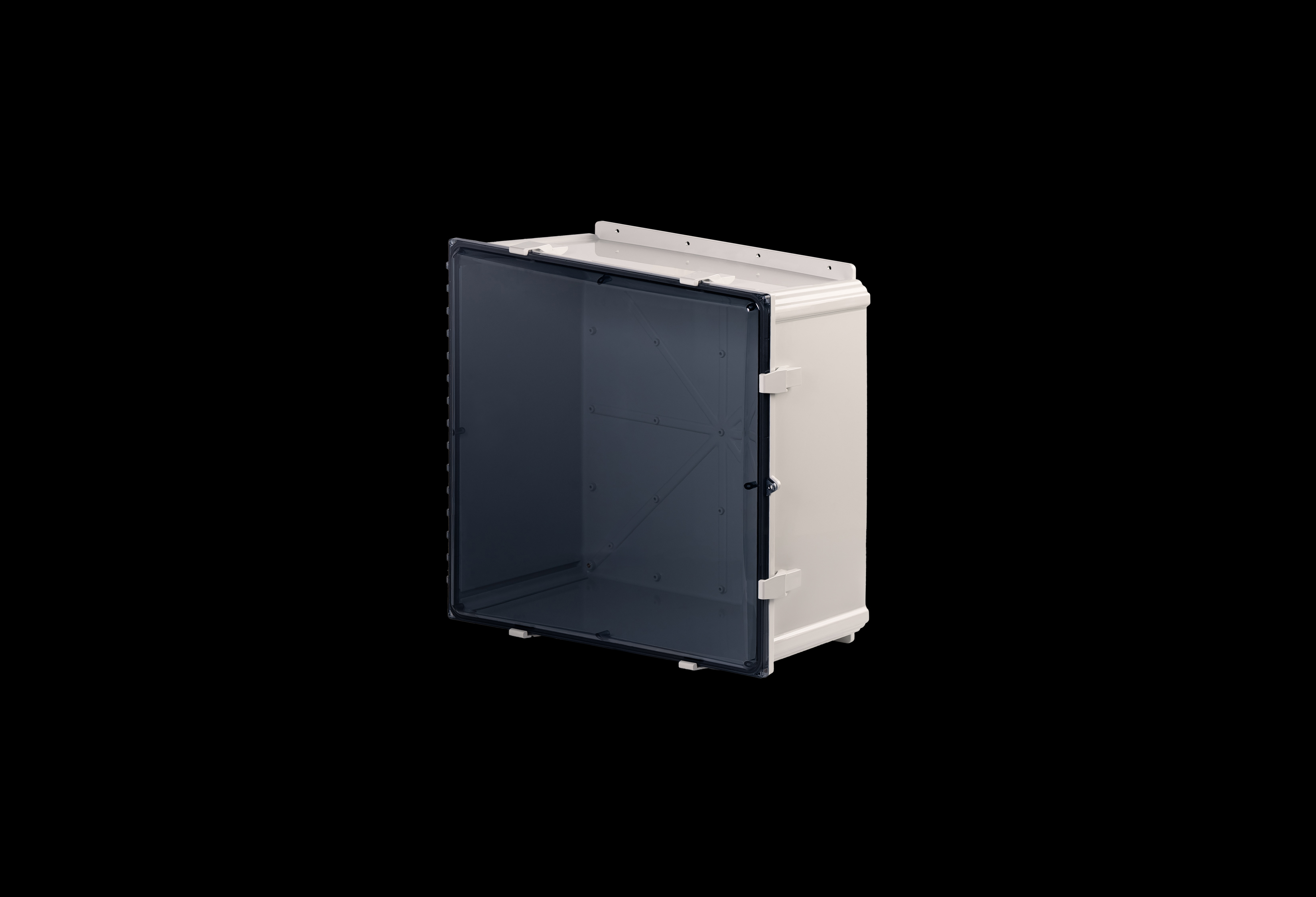 Polycarbonate Enclosure  24 x 24 x 10 Inches PolyStar Series with Clear Cover   by Stahlin