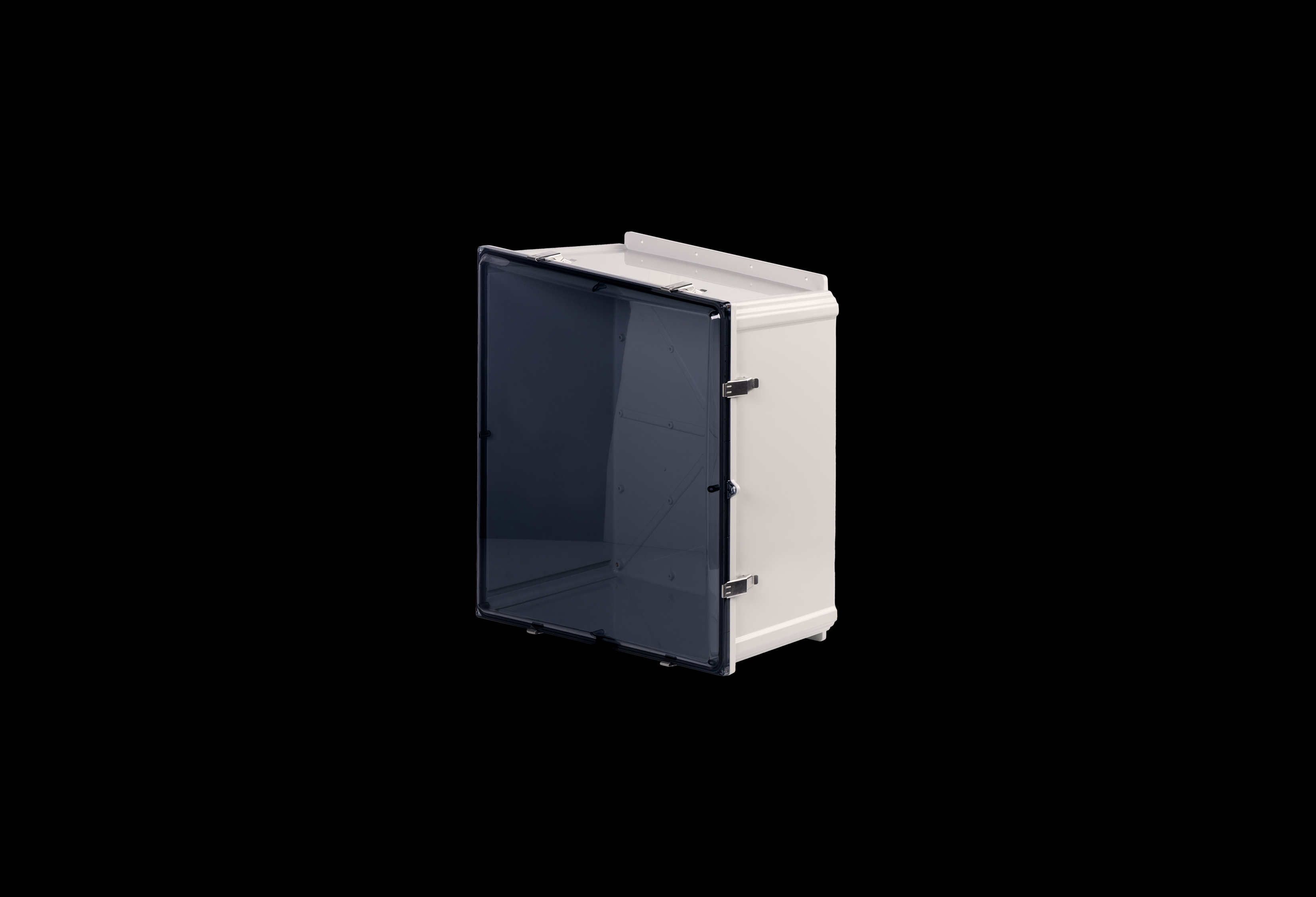Polycarbonate Enclosure  24 x 24 x 10 Inches PolyStar Series with Clear Cover and Stainless Steel Latches  by Stahlin