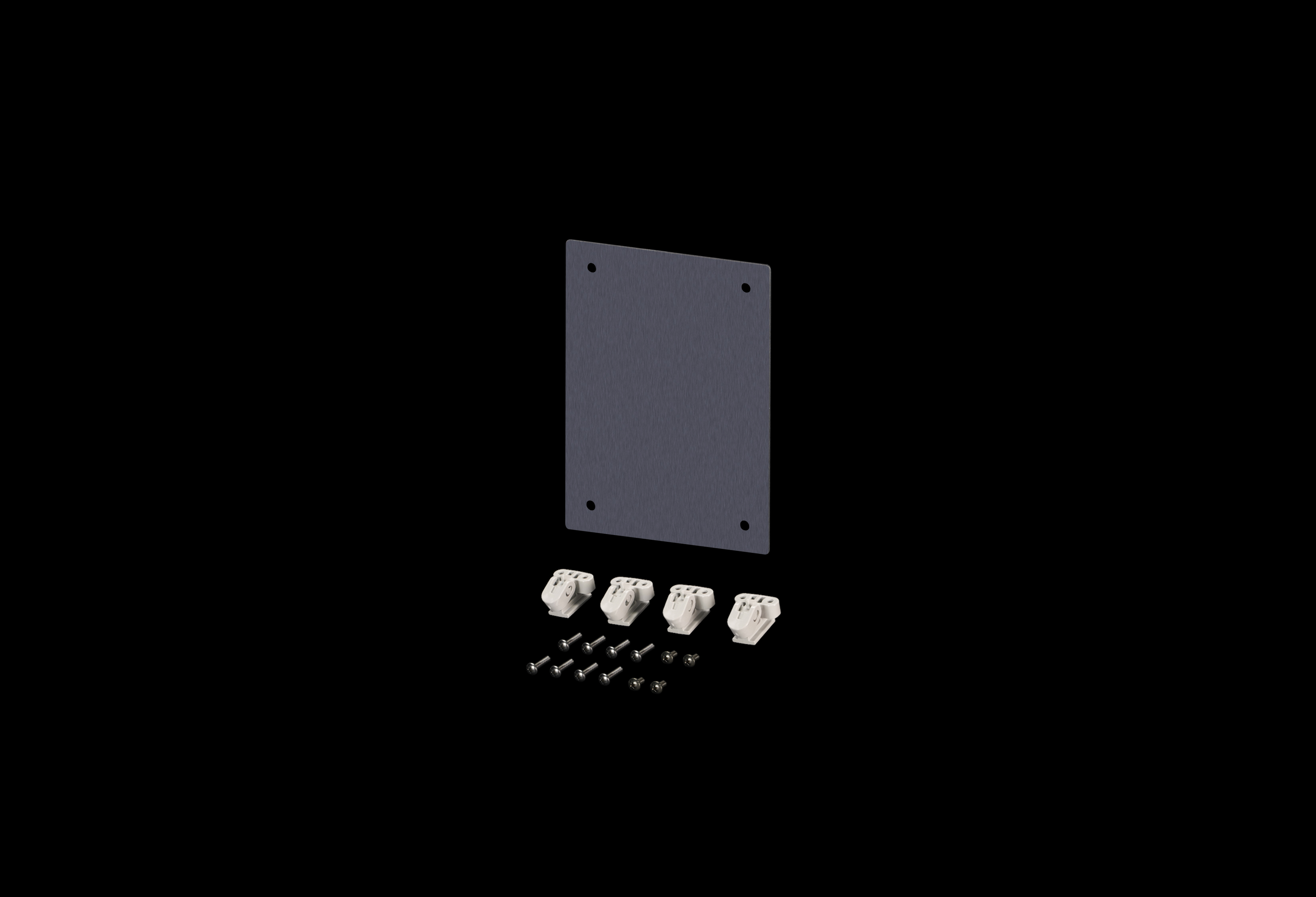 PC806SPK.jpg PolyStar Series Aluminum Swing Panel Kit 6 x 6 Inches by Stahlin