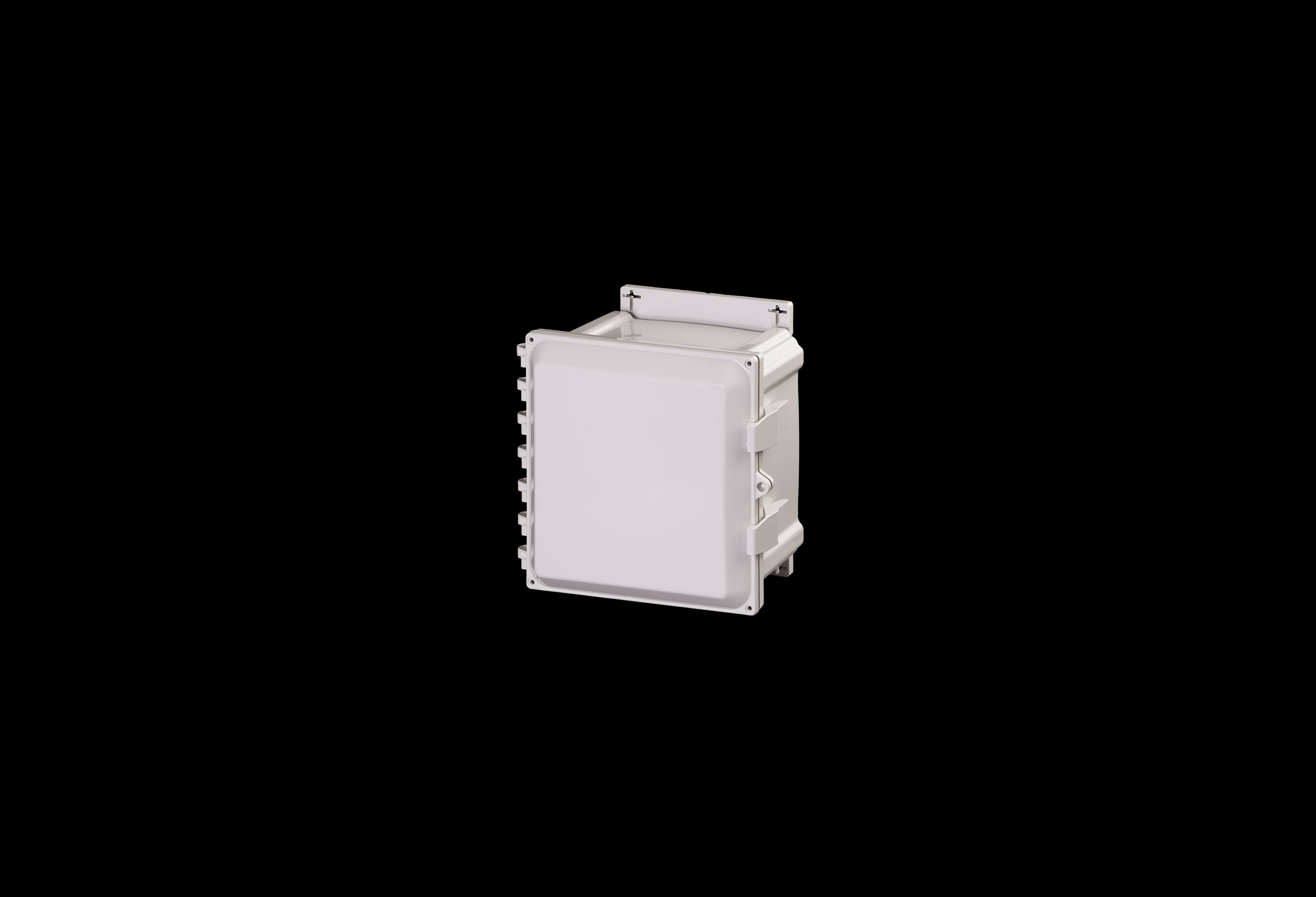 Polycarbonate Enclosure 10 x 10 x 6 Inches PolyStar Series with Opaque Cover and Flange Kit by Stahlin
