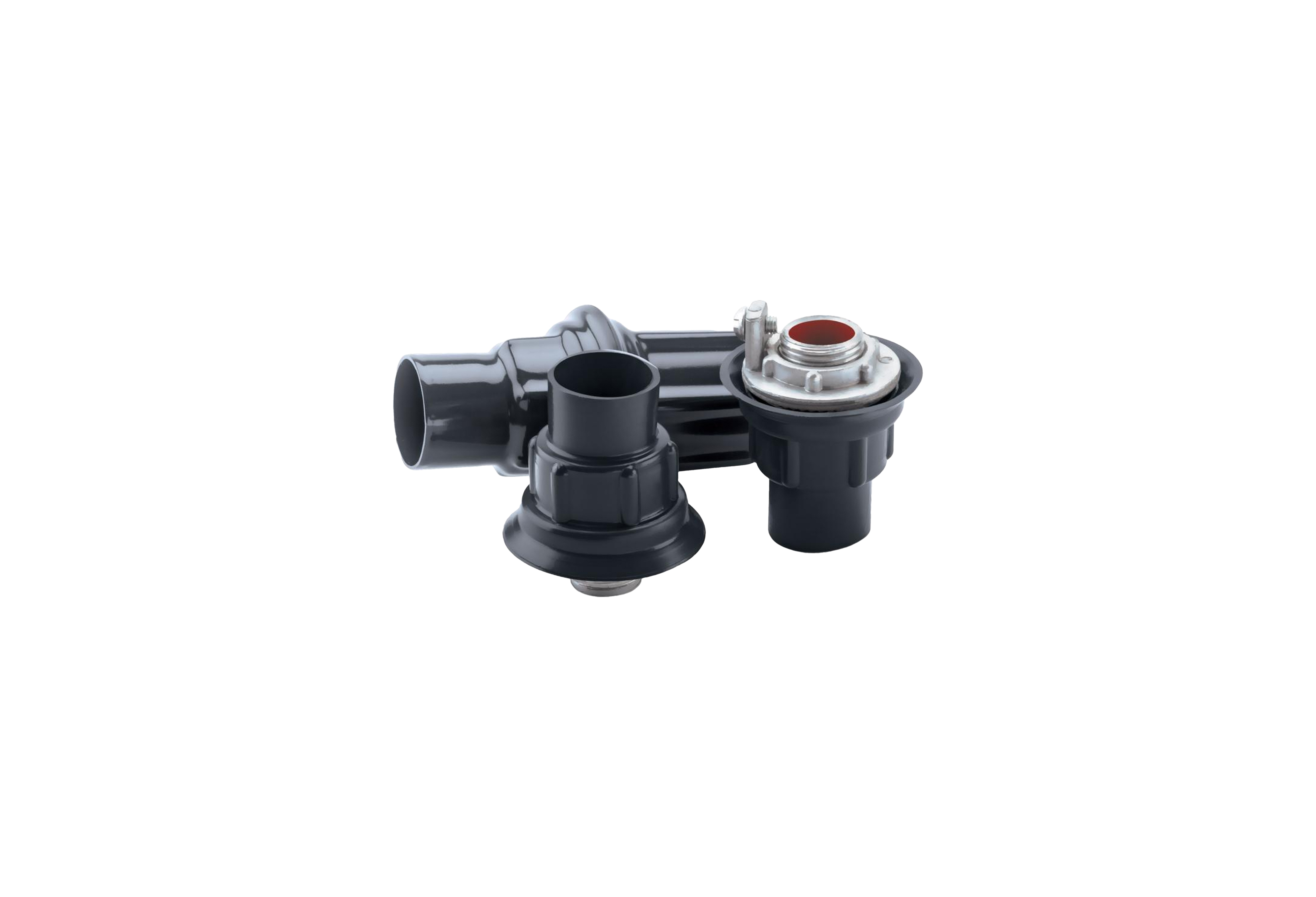 PVC Coated STG Rigid Conduit Knockout Hub with Ground 1 Inch by Stahlin