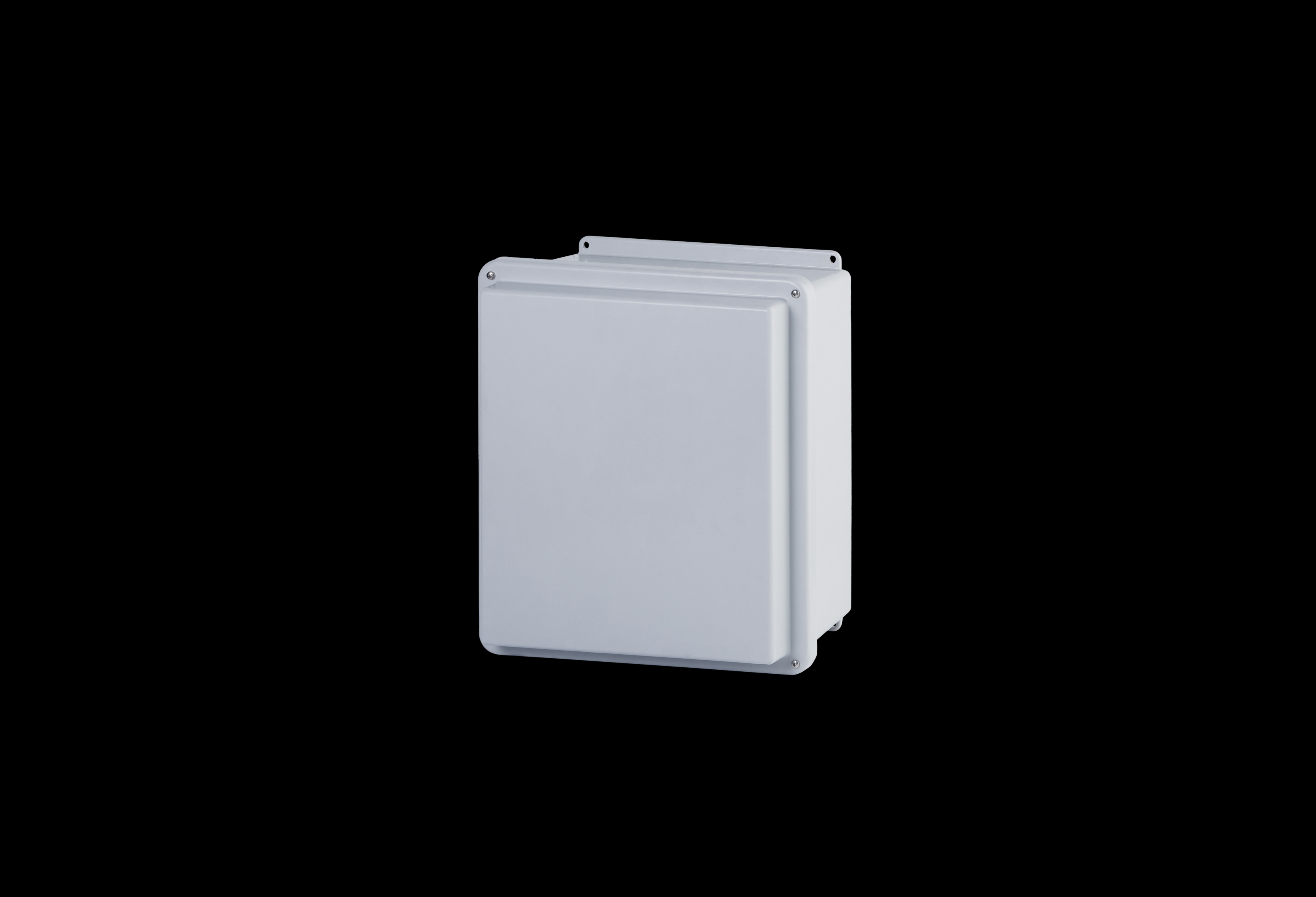 RJ1614W-QFL-Closed.jpg Fiberglass Enclosure 10 x 8 x 7 Inches J Series Raised Cover with Opaque Lift Off Cover by Stahlin