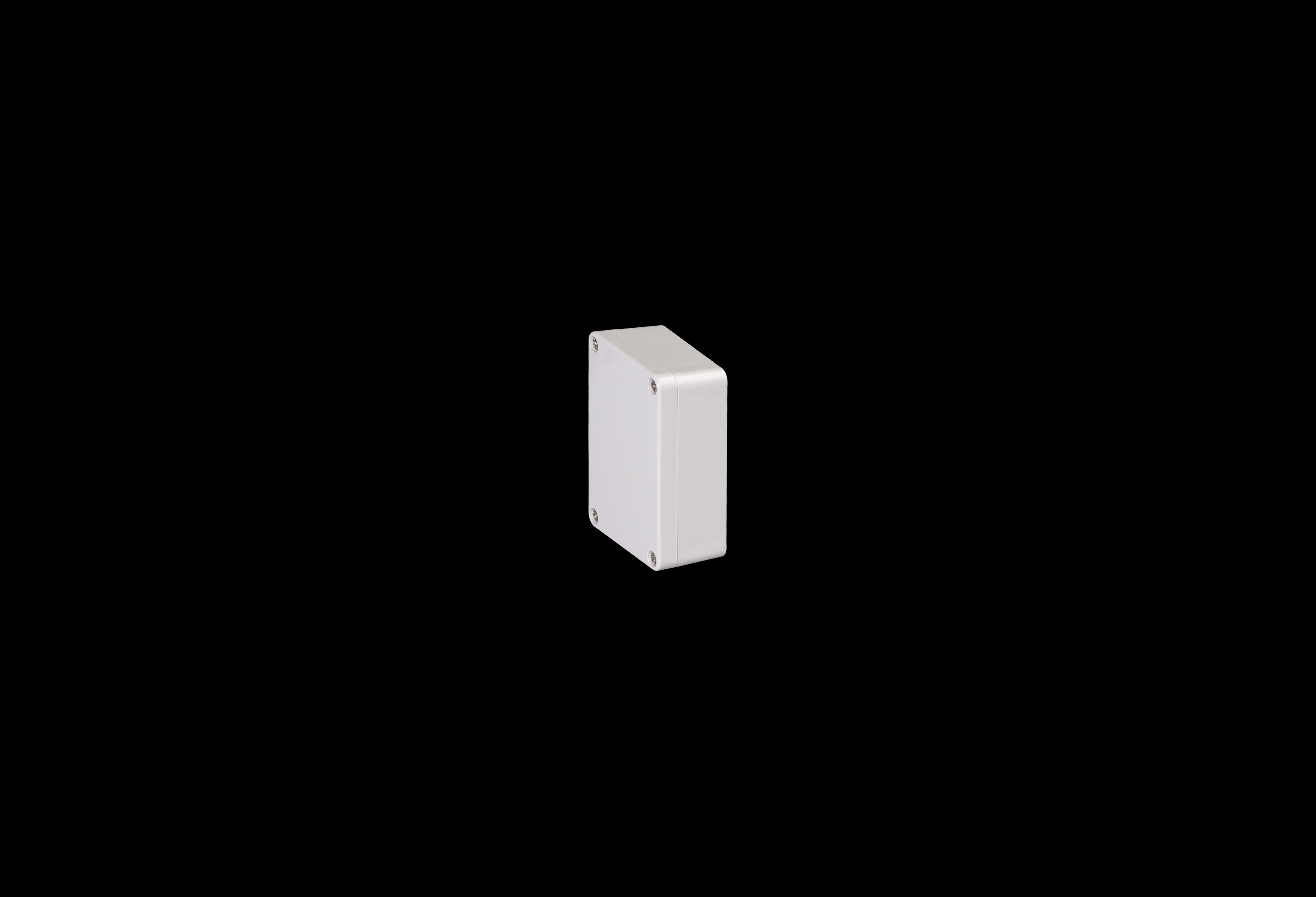 ST090603W-QFL-Closed.jpg Polycarbonate Enclosure Small 4 x 3 x 1 Inches Starke Series with Opaque Lift Off Cover by Stahlin