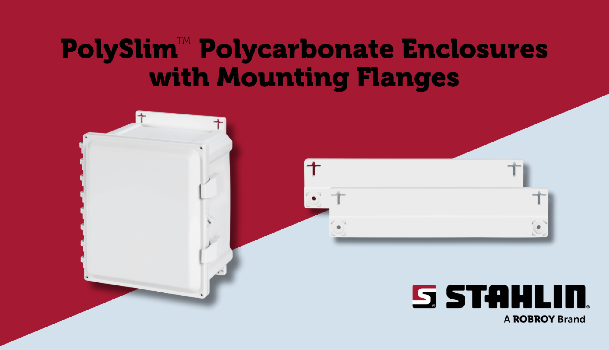 Polyslim with Mounting Flanges
