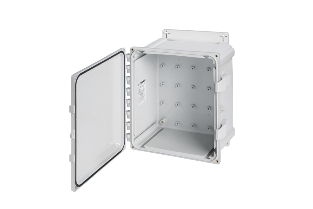 20 X 16 X 8 Enclosure With Opaque Cover Polycarbonate Latches And 