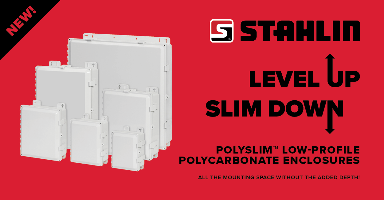 Introducing PolySlim Low-Profile Electrical Enclosures: Cutting-Edge Sizes in Polycarbonate for OEMs and Installers